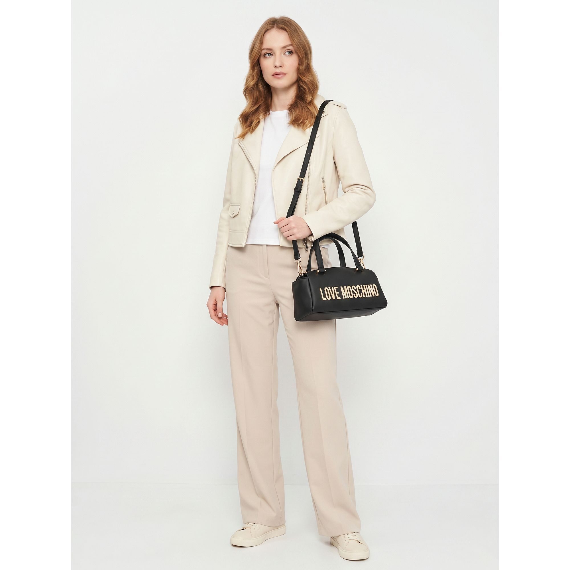 LOVE MOSCHINO Schultertasche, Polyurethan