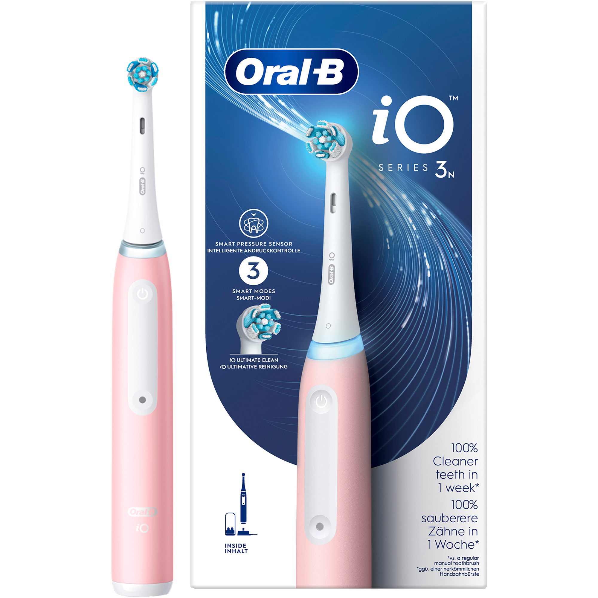 Oral-B Elektrische Zahnbürste Oral-B Oral-B iO Series 3N, Elektrische Zahnbürste, (Blush Pink)