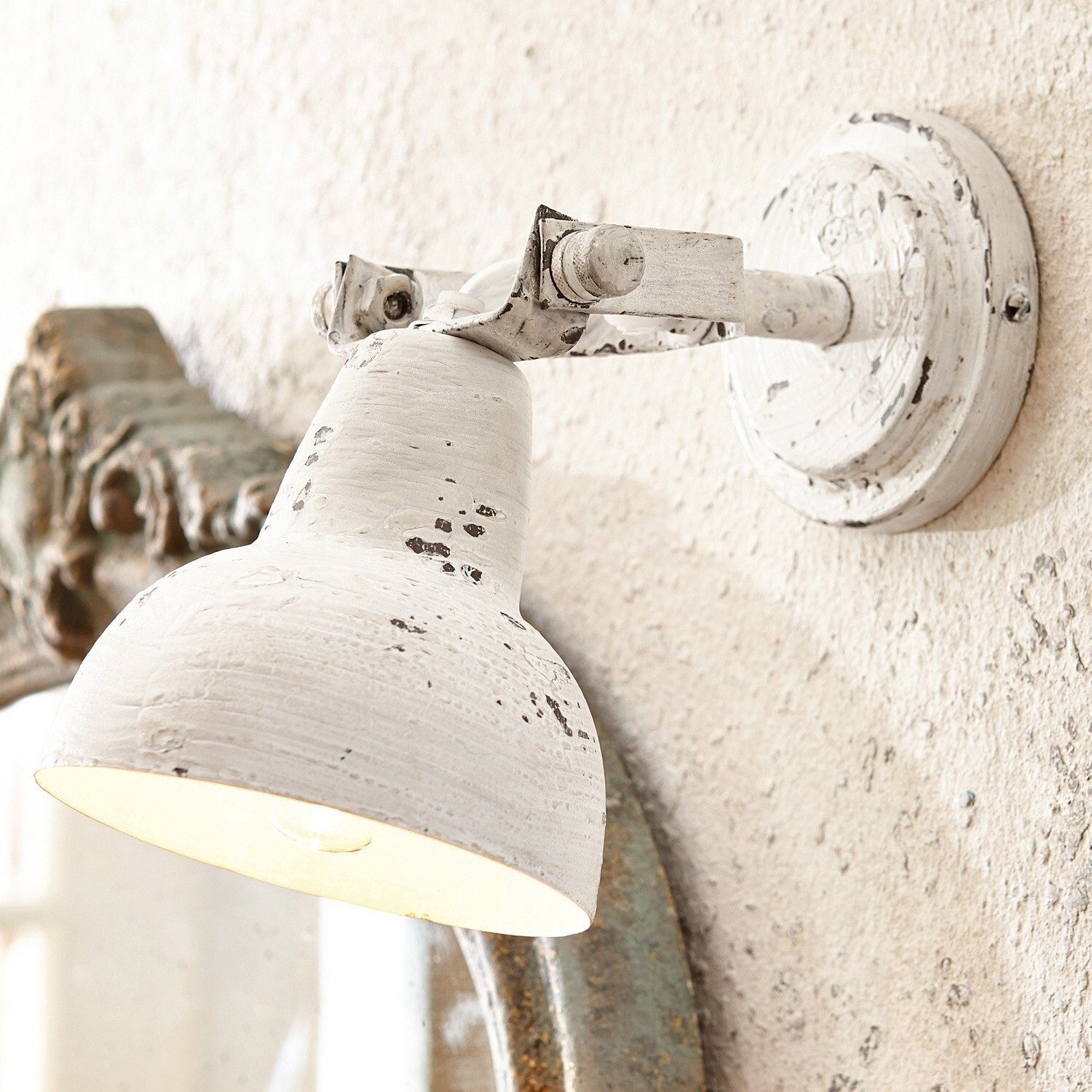 Mirabeau Wandleuchte Wandlampe Rieke antikweiß