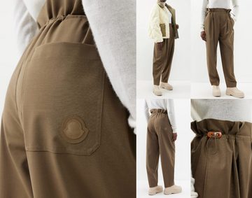 MONCLER Paperbag-Hose MONCLER Paperbag Trousers Edit Hose Twill wide-leg Lounge Pants New XS