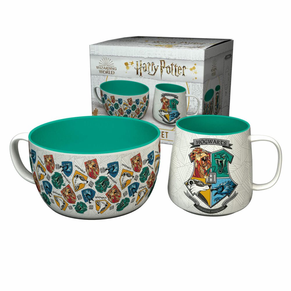 ABYstyle Frühstücks-Geschirrset Harry Potter 2-tlg. (2-tlg), Keramik