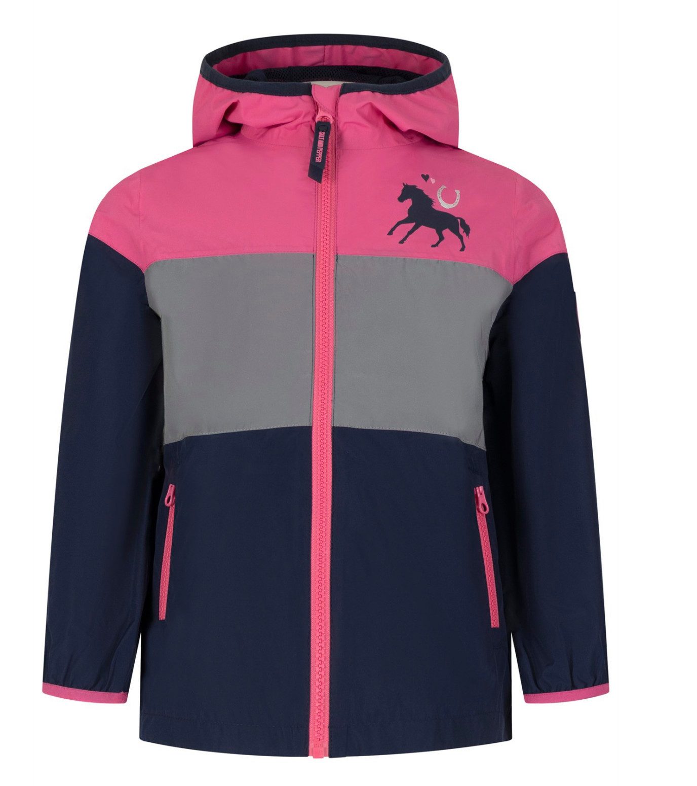 SALT AND PEPPER Outdoorjacke Mädchen Outdoorjacke mit Kapuze wasserabweisend 10000 mm