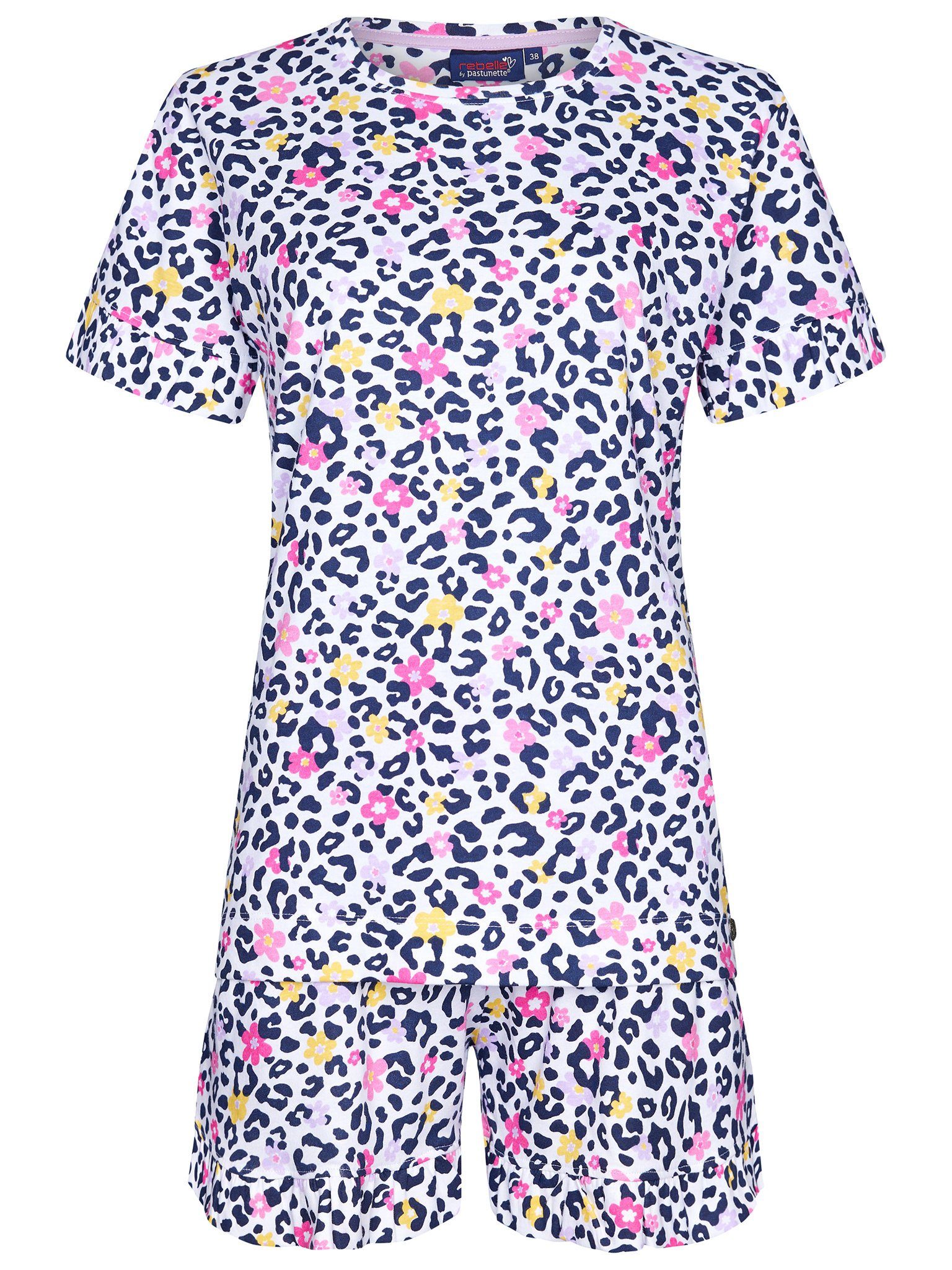 Rebelle Shorty Mädchen Schlafanzug kurz (2 tlg) Modisches Design
