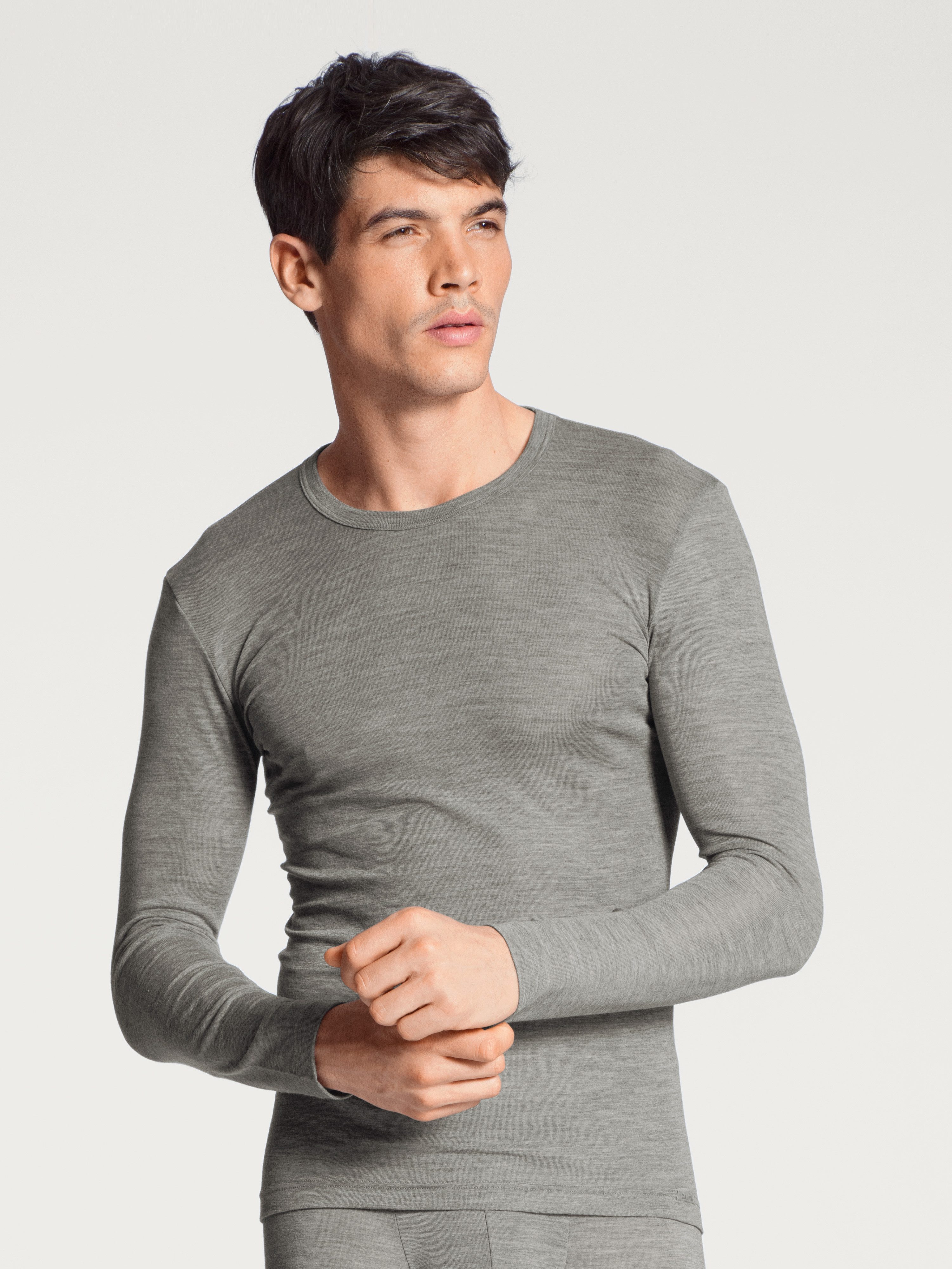 CALIDA Langarmshirt Wool & Silk wärmend, atmungsaktiv, Feinripp, Rundhals, günstig online kaufen