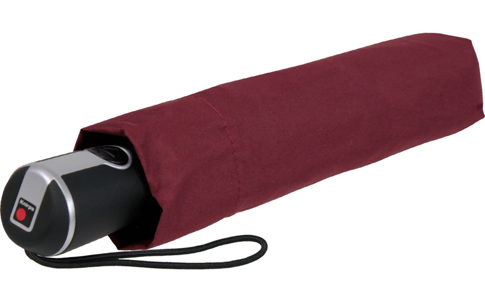 Knirps® Taschenregenschirm Large Duomatic Begleiter Auf-Zu-Automatik, große, stabile der mit bordeaux