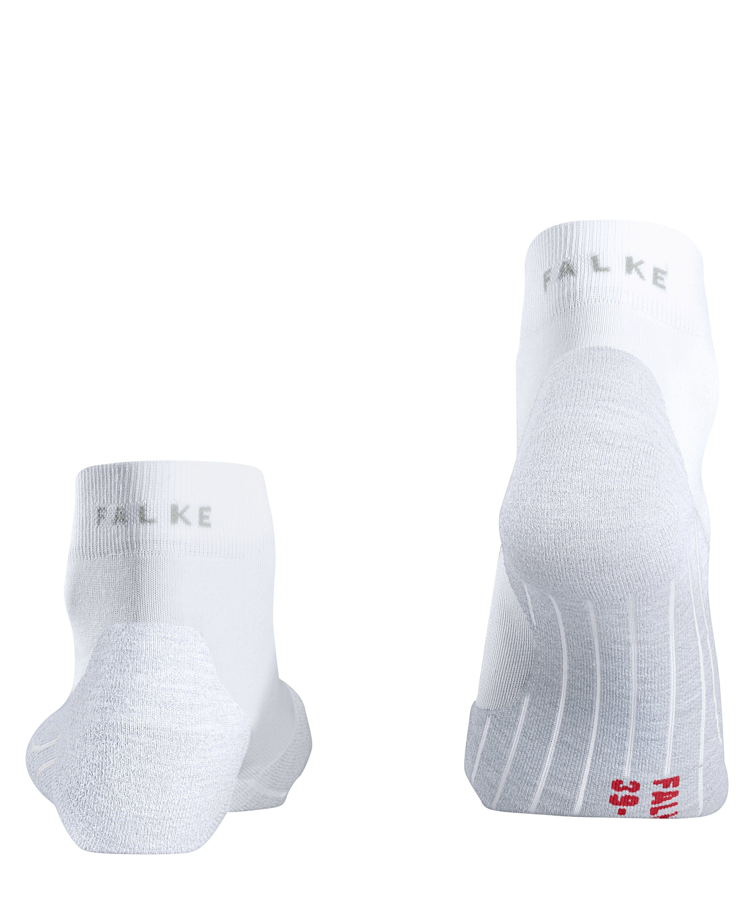 FALKE mit Polsterung Endurance mittlerer (1-Paar) Laufsocke Laufsocken (2000) white leichte Short RU4