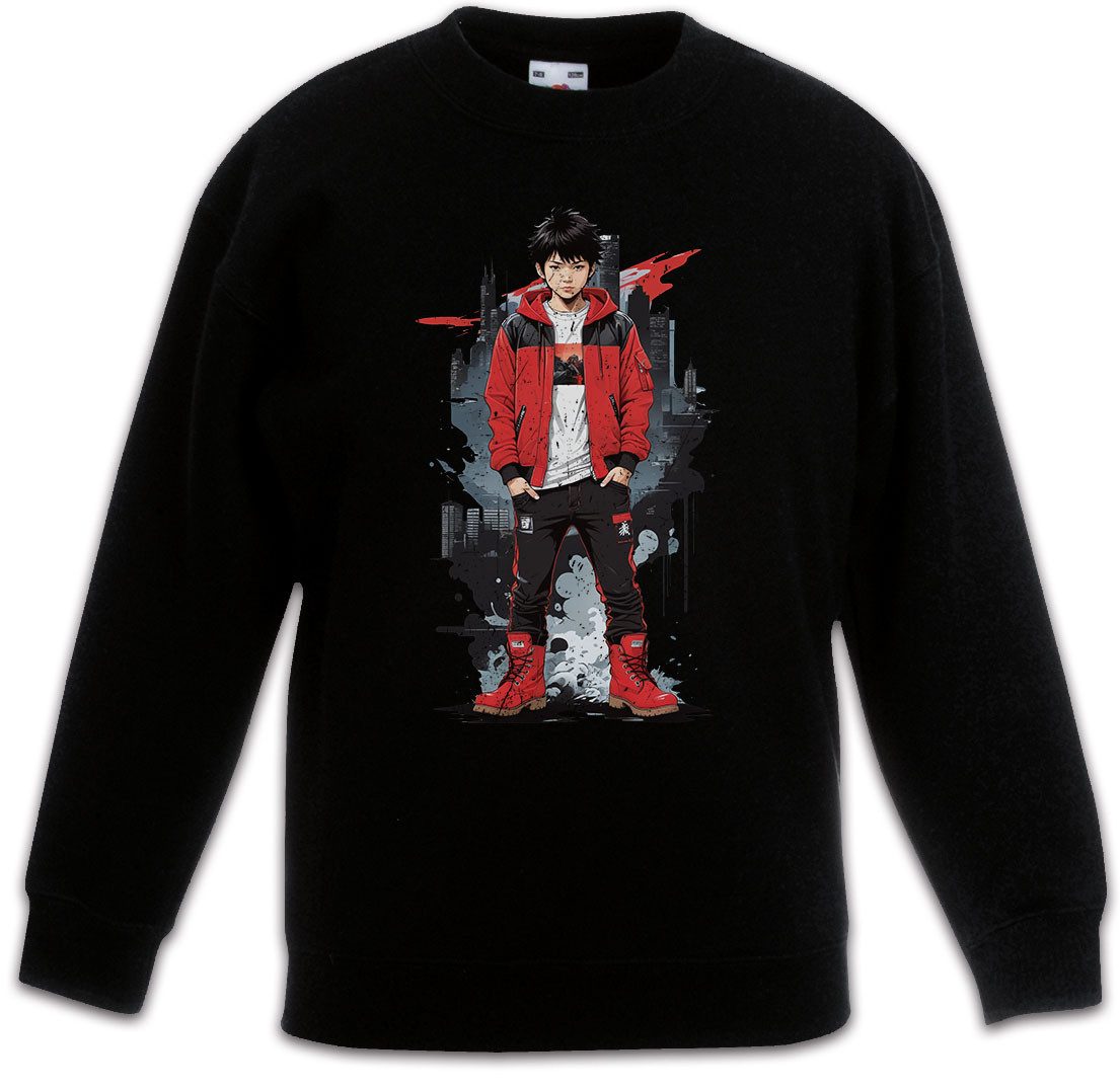 Sweatshirt Neo-Tokyo Biker Kinderpullover Kaneda Anime Shotaro Akira Cyberpunk