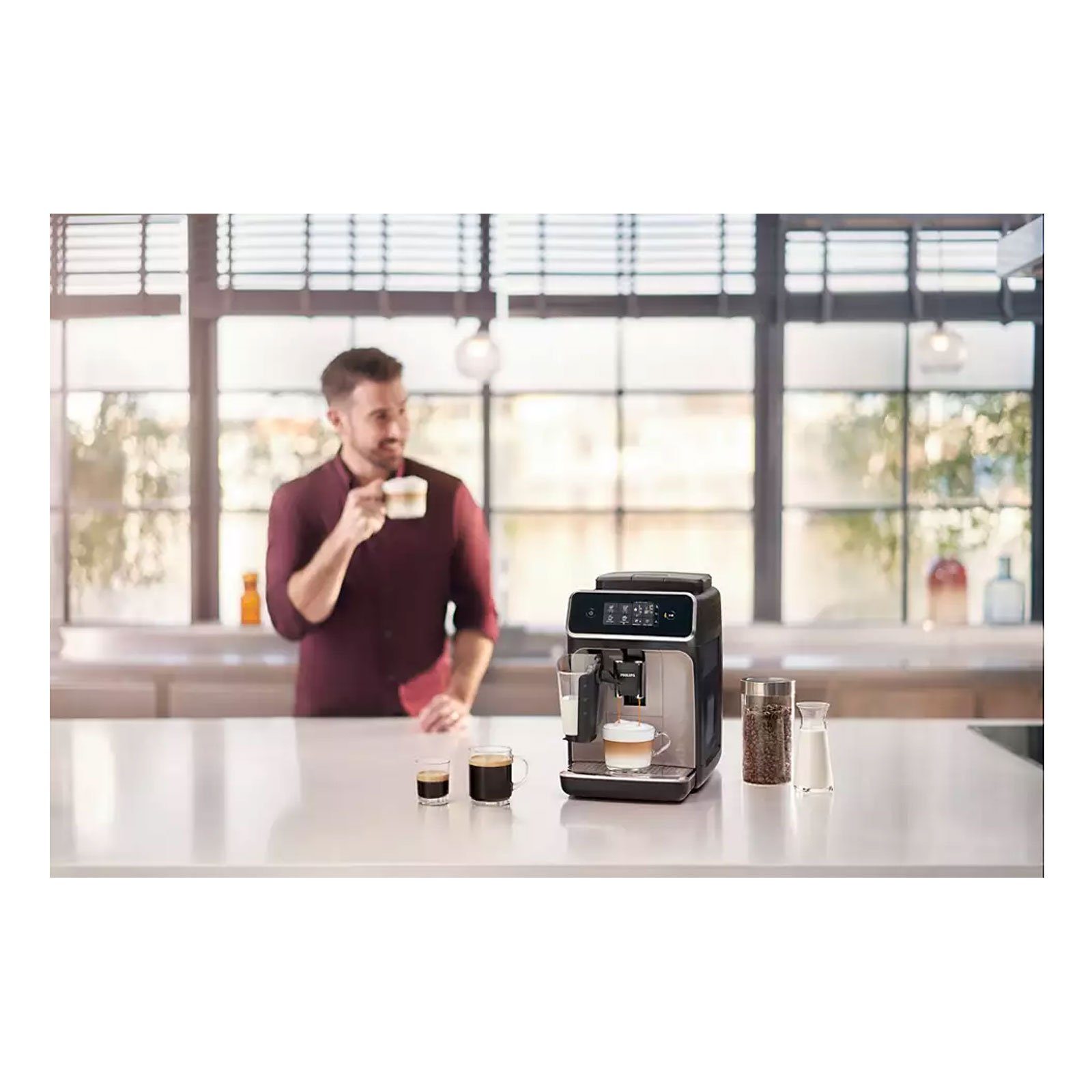 Philips Kaffeevollautomat EP2235/40 Series 2200 LatteGo Kaffeevollautomat, LatteGo-Milchsystem