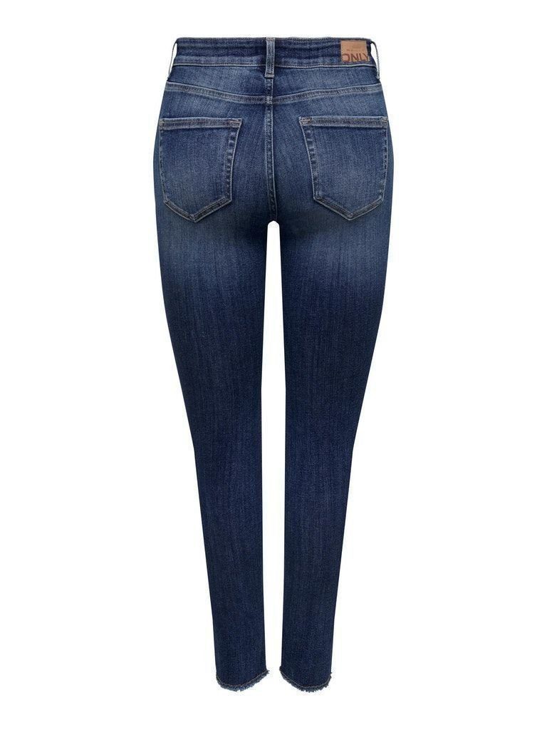 ONLY Ankle-Jeans "ONLBLUSH MID SK ANK RAW DNM´" günstig online kaufen
