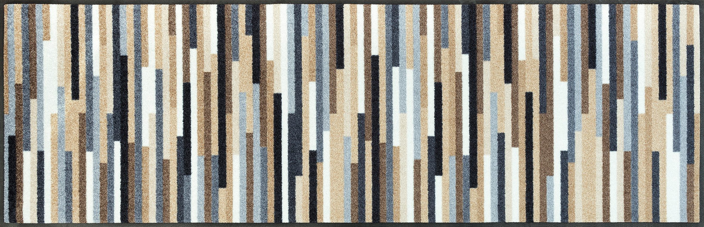 wash+dry by Kleen-Tex Läufer Mikado Stripes, rechteckig, Höhe: 7 mm, Schmutzfangläufer, modernes Streifen Design, rutschhemmend, waschbar