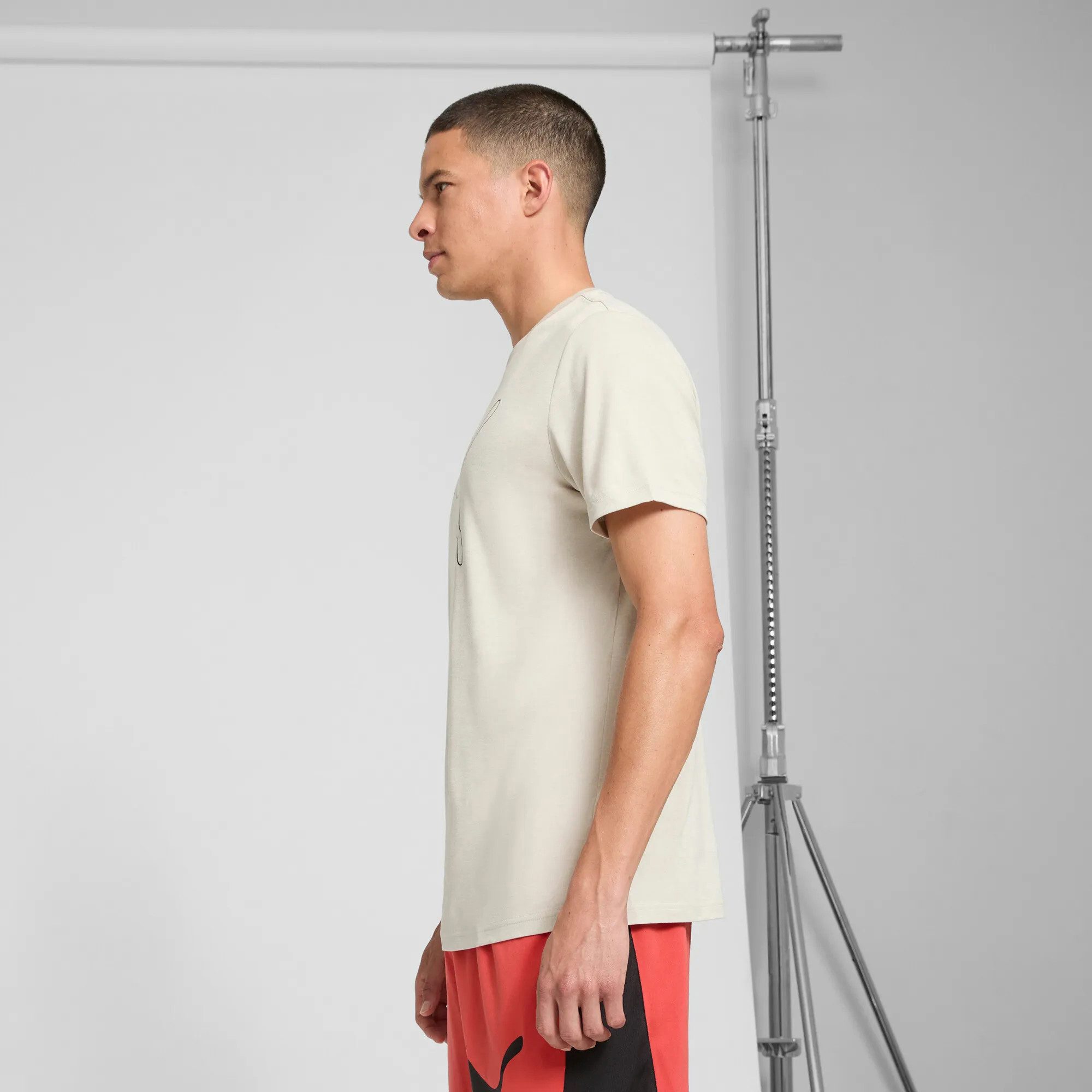 PUMA T-Shirt Puma Herren T-Shirt TAD ESSENTIAL HEATHER CAT TEE 525907