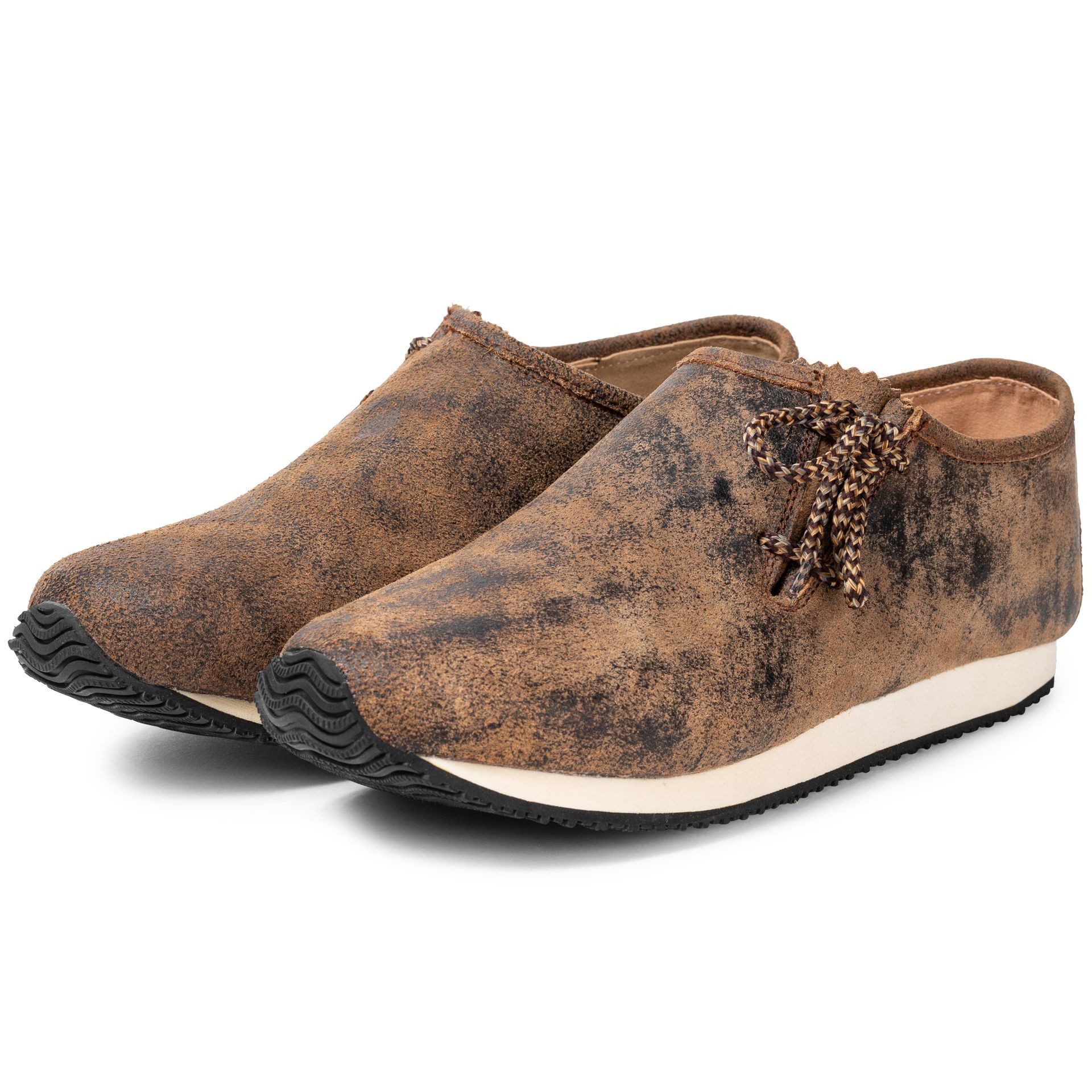 PAULGOS Trachtenschuhe Trachten Sneaker Schuhe Haferl Schnürschuh Echtleder Haferlschuh