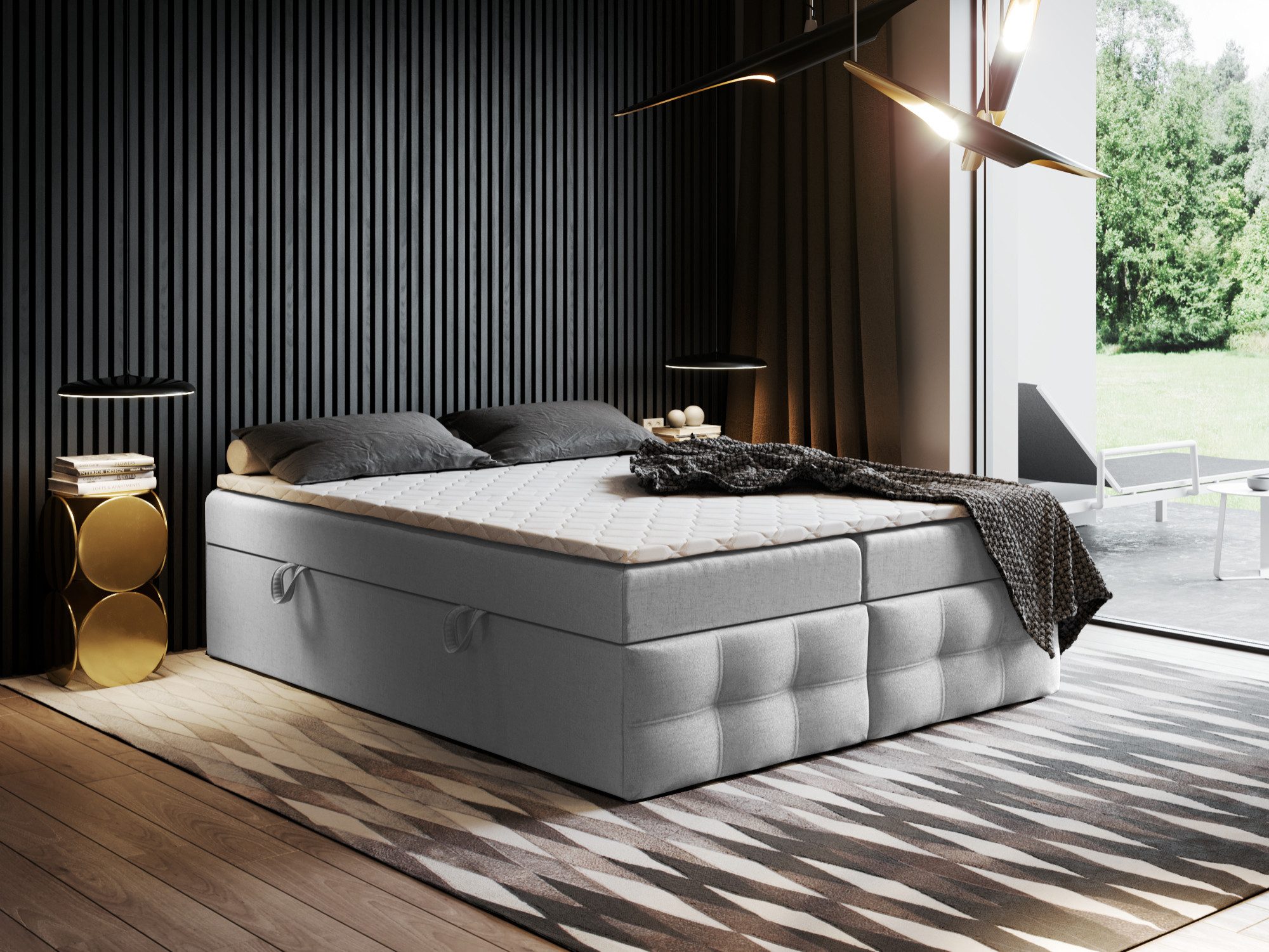 Godre Boxspringbett mit Bettkasten Ewora 4 günstig online kaufen