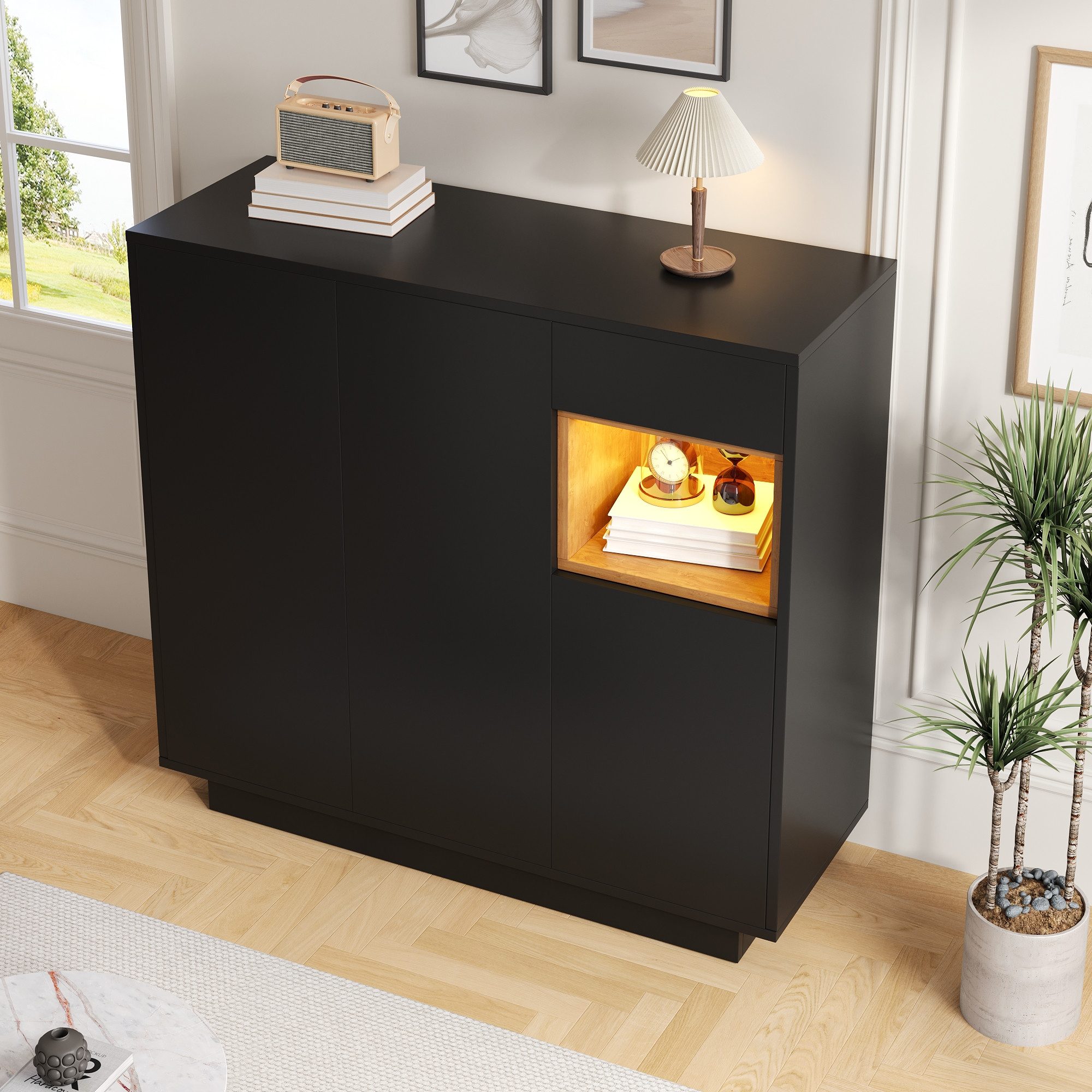 MODFU Schuhschrank Schuhschrank (Schuhkommode, Schuhkipper, 1-St., 1 Schubl günstig online kaufen