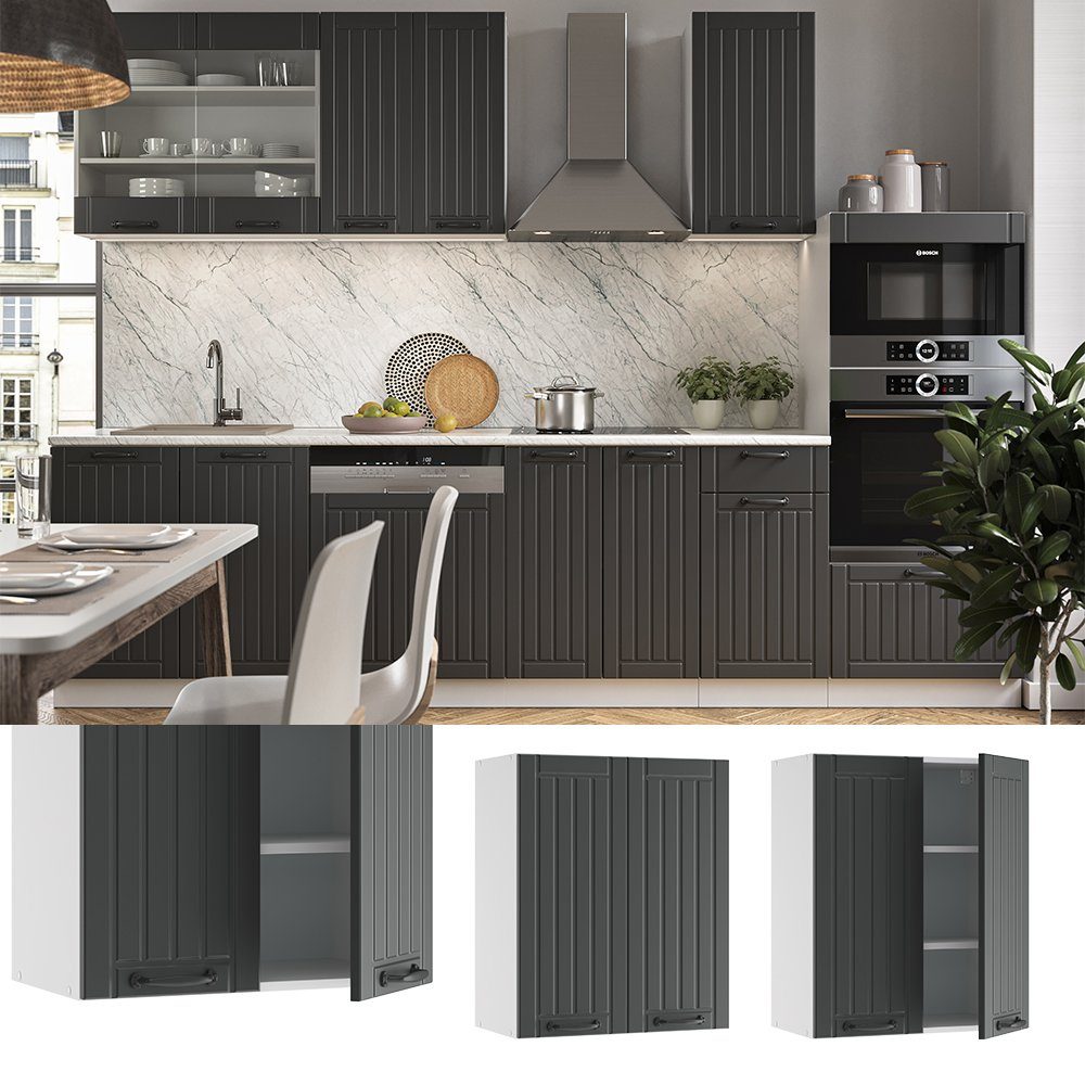Vicco Hängeschrank Fame-Line, Anthrazit/Weiß, 60 cm günstig online kaufen