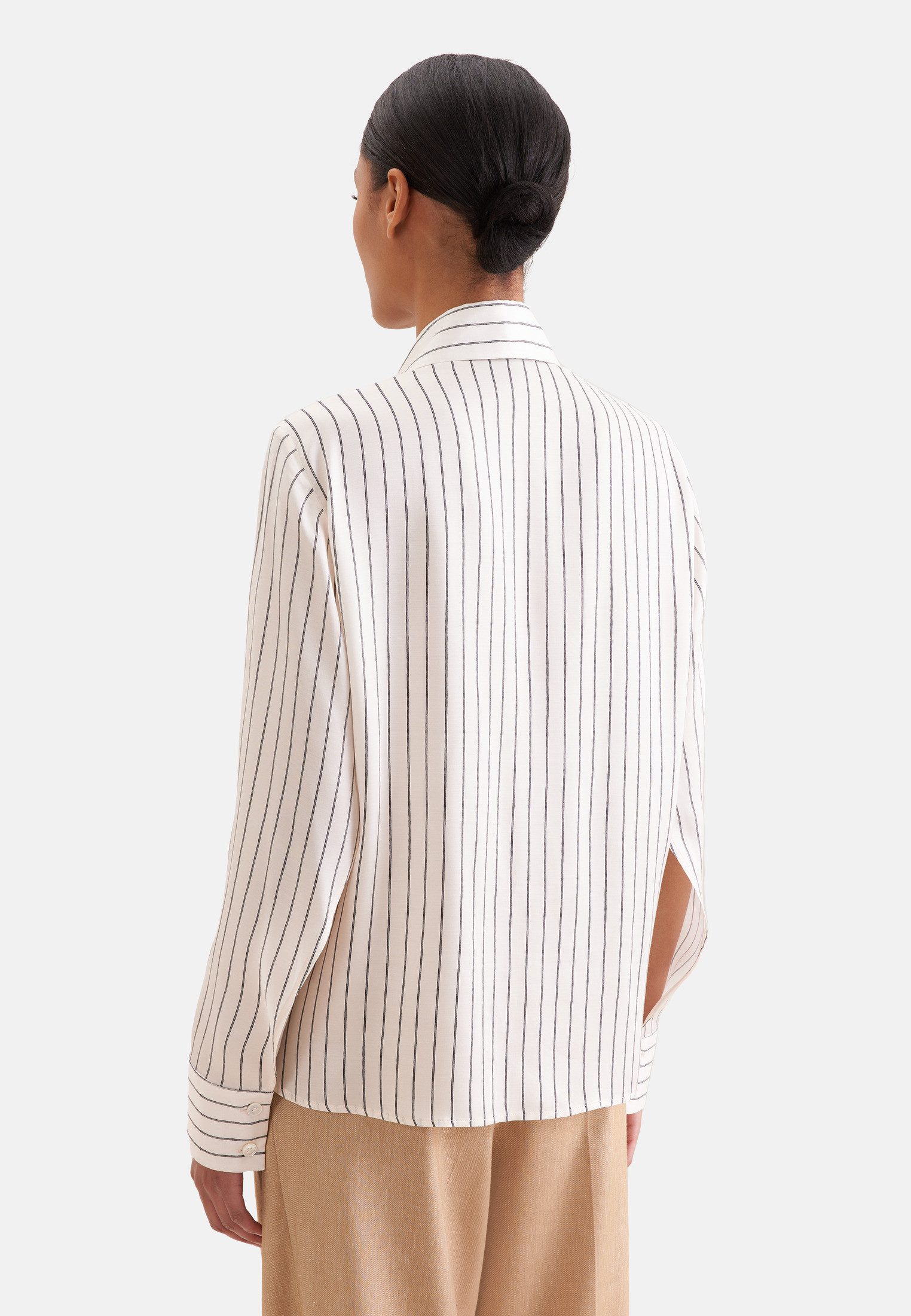 seidensticker Klassische Bluse Tunika Gestreift