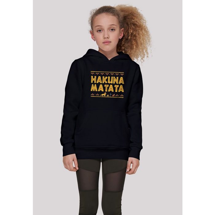 F4NT4STIC Sweatshirt Disney König der Löwen Hakuna Matata Unisex Kinder Premium Merch Jungen Mädchen Bedruckt