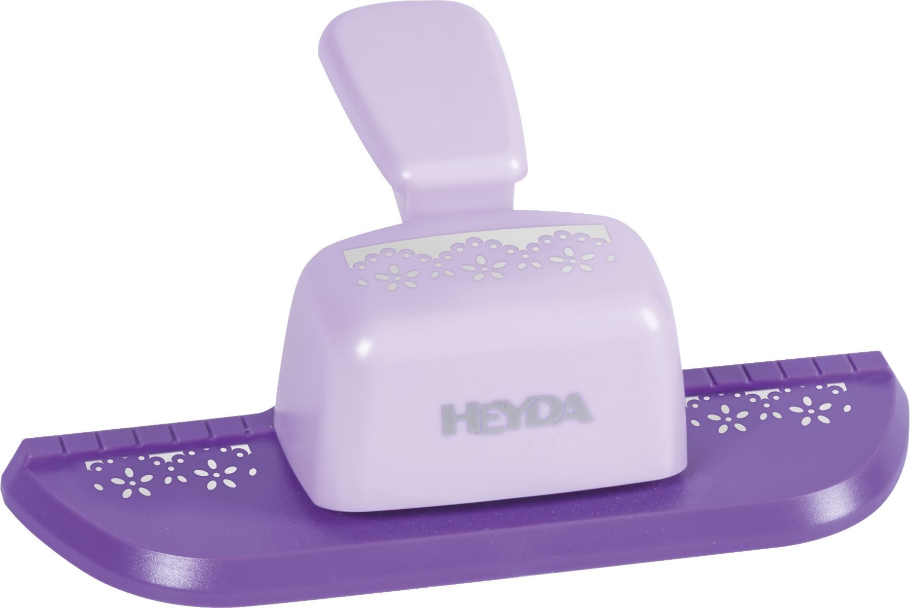 Heyda Motivstanzer Motivstanzer für Karton bis 220g/qm Bordüre Blume 50x20mm