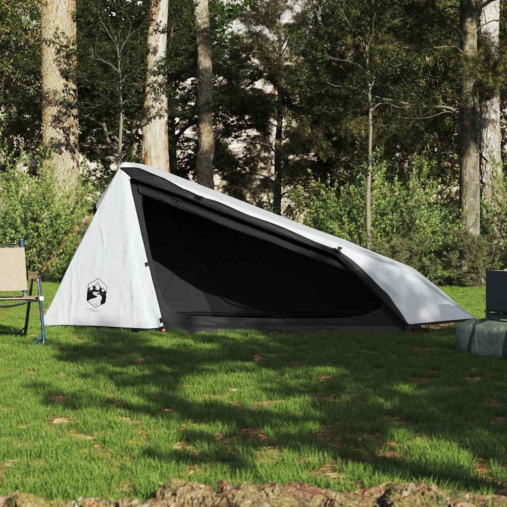 vidaXL Tunnelzelt Tunnel-Campingzelt 1 Person Weiß Verdunkelt Wasserdicht, günstig online kaufen