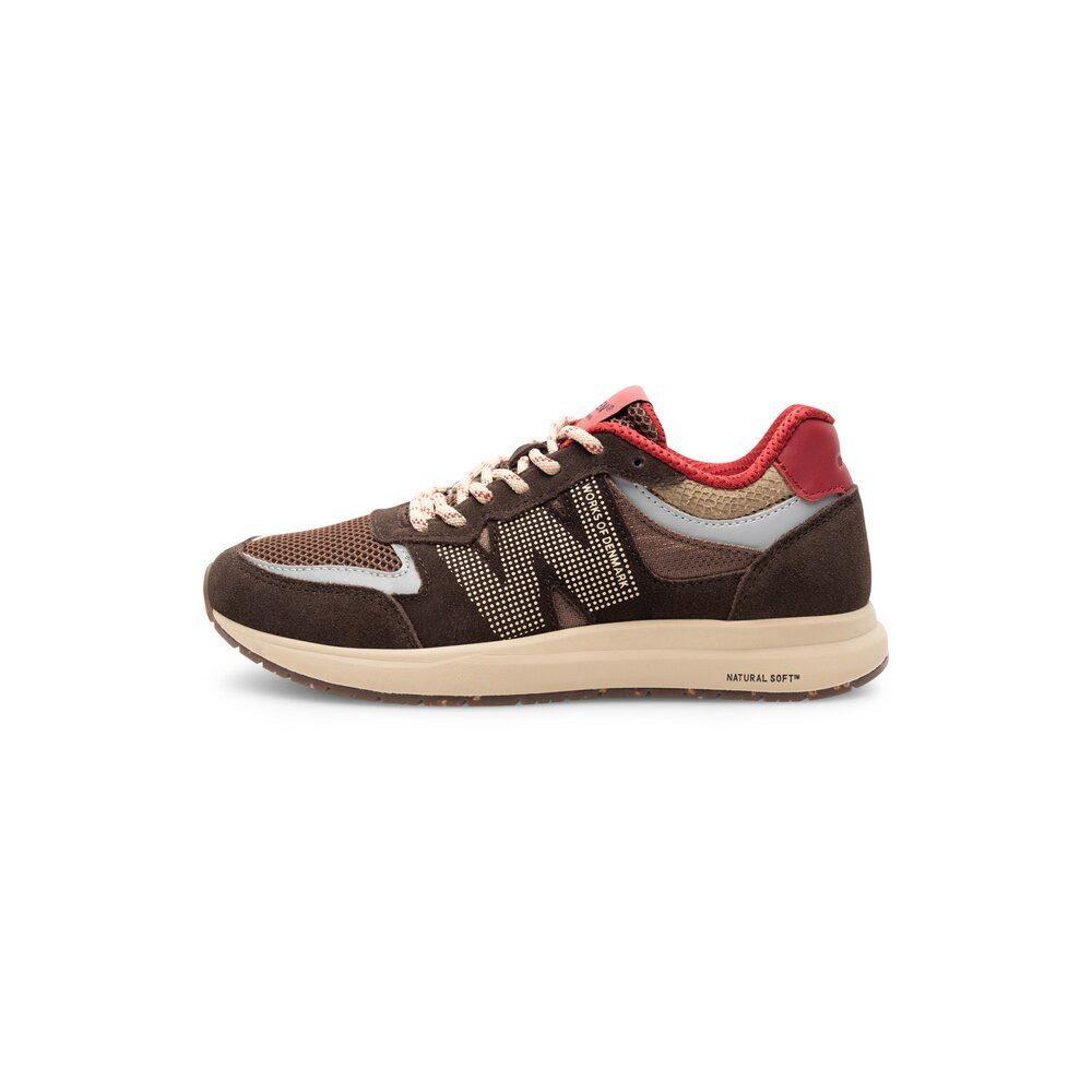 WODEN Woden - Rigmor Open Mesh - Braun Schnürschuh