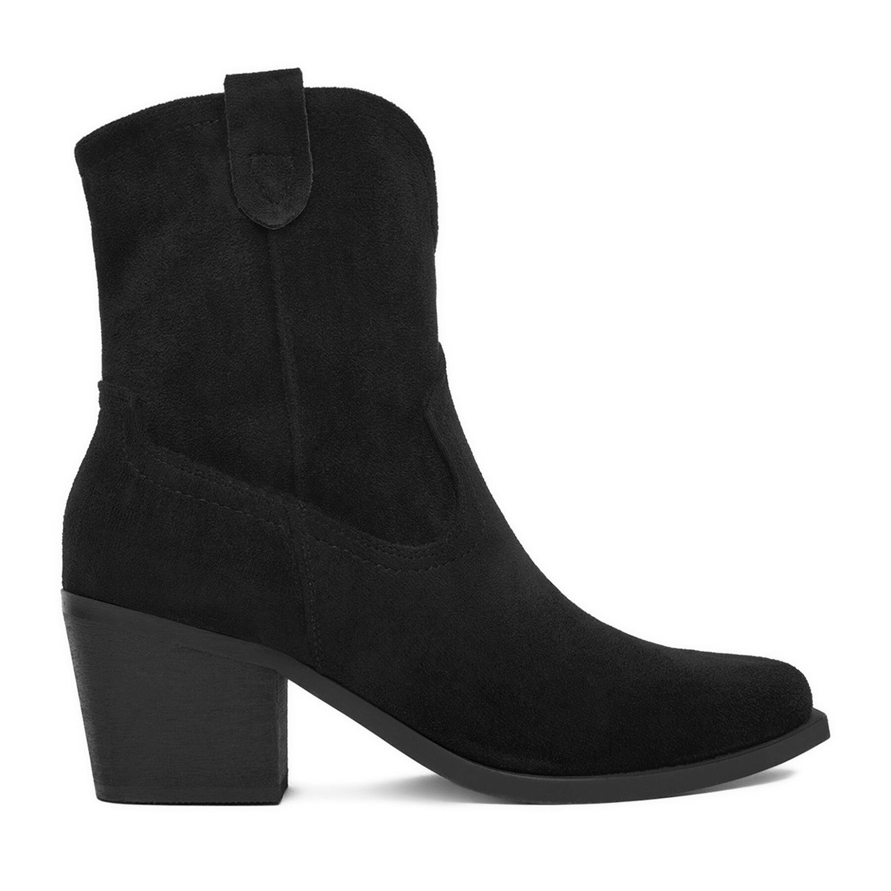 DeeZee Deezee Damen Cowboy-Stiefel MZS-1016 Schwarz Cowboystiefel