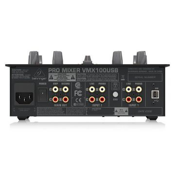 Behringer Mischpult, (DJ-Mixer, 2 Kanal DJ-Mixer), VMX100USB - DJ Mixer