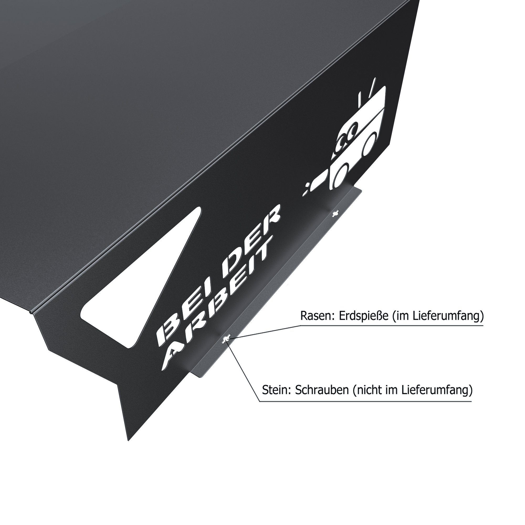 teileplus24 Mähroboter-Garage RG2 Rasen...