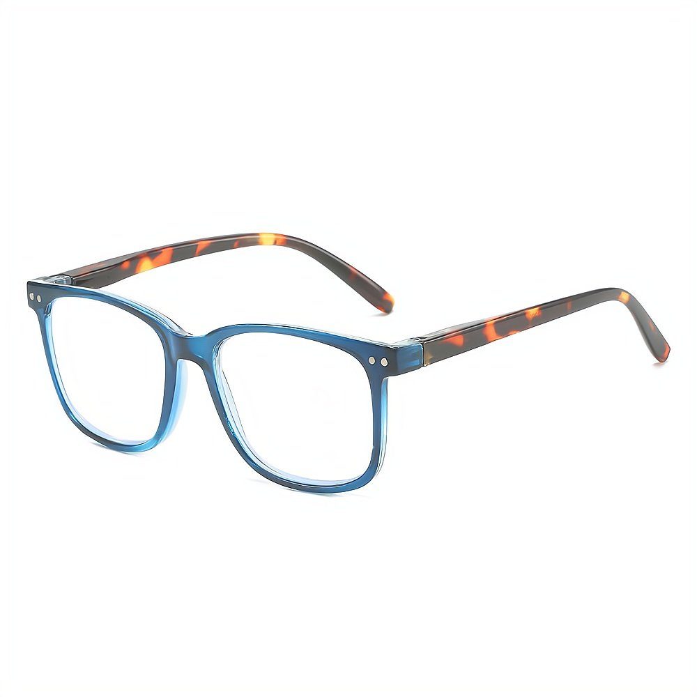 PACIEA Lesebrille Mode bedruckte Gläser Rahmen blaue presbyopische anti