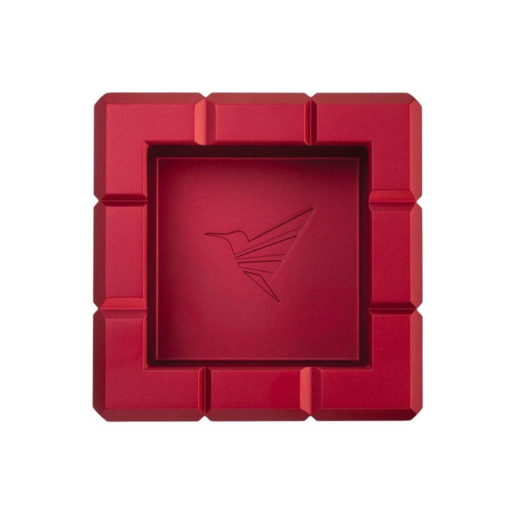 Colibri 1928 Aschenbecher Heritage Cube AT125T - Zigarrenascher aus Metall - 4 Ablagen, Designed in London