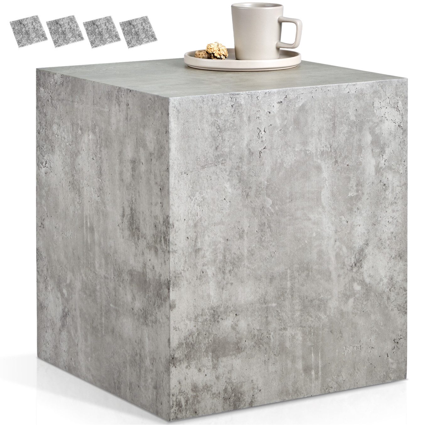 tectake Couchtisch Beistelltisch Lasley, Belastbarkeit 45 günstig online kaufen