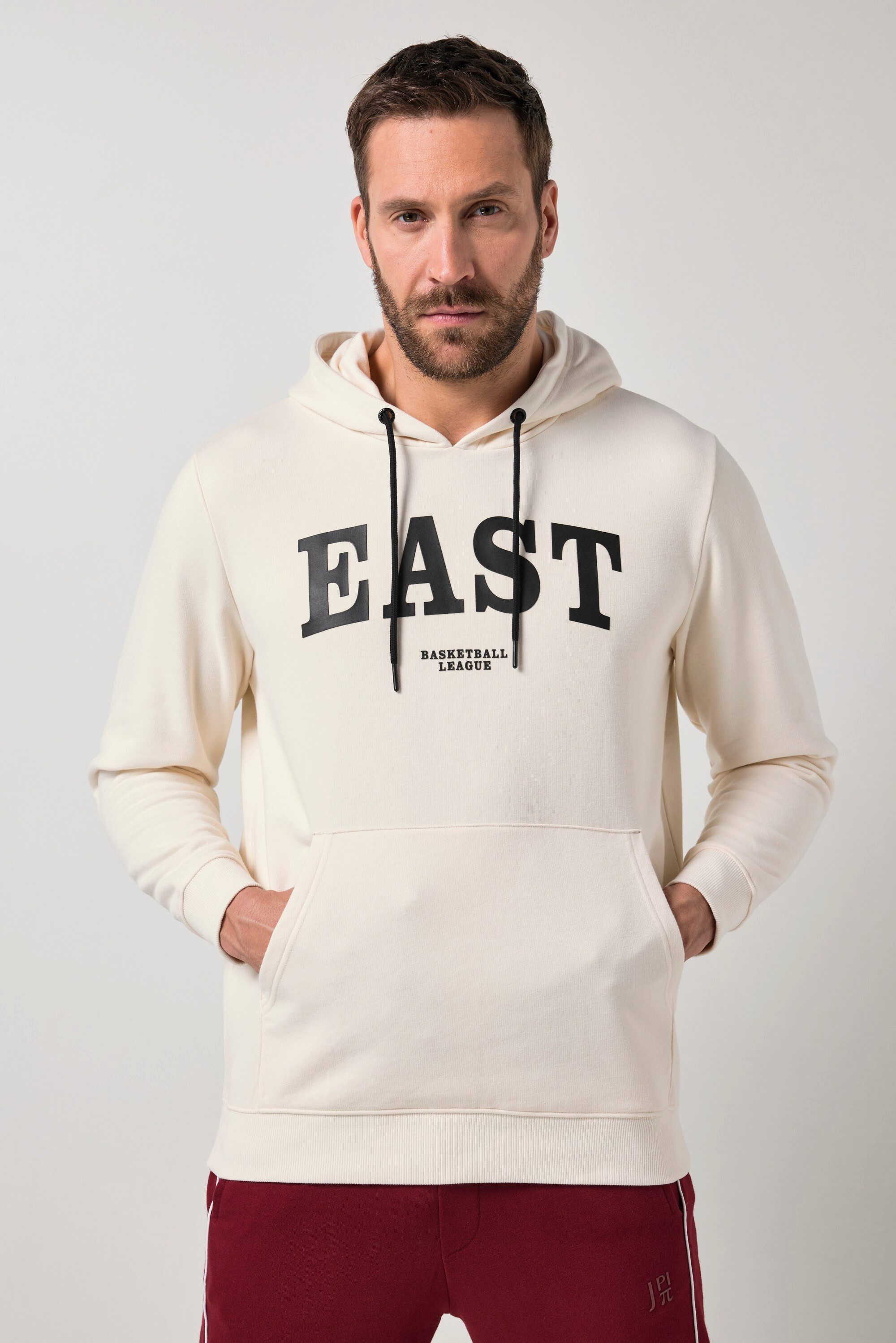 JP1880 Sweatshirt Hoodie Fitness Kapuze Brustprint bis 7 XL