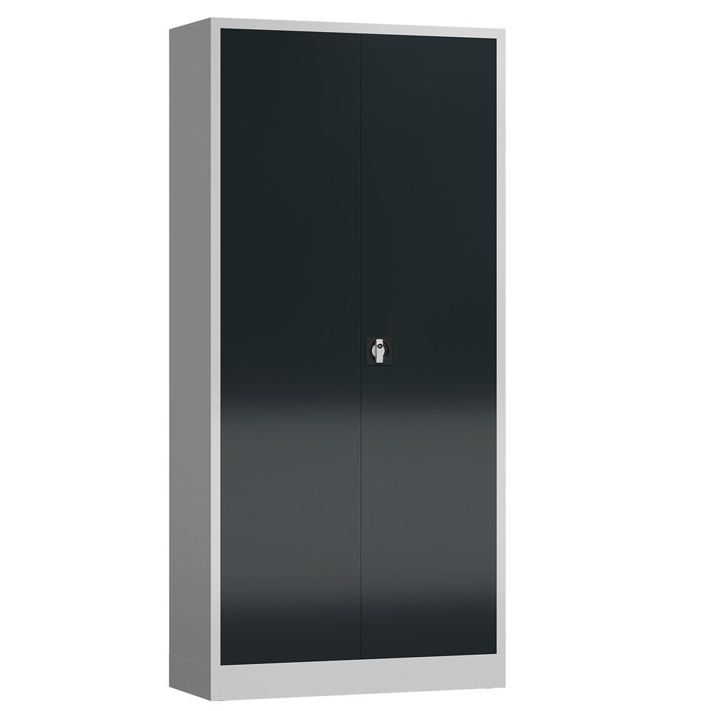 Steelboxx Mehrzweckschrank Aktenschrank 195x92x60cm Büro Metallschrank günstig online kaufen