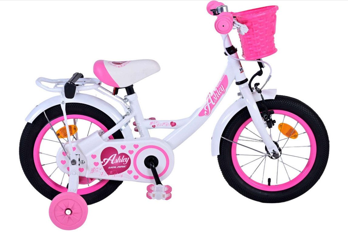 Volare Kinderfahrrad, 1 Gang, ohne Schaltung, Kinderfahrrad Ashley 14 Zoll