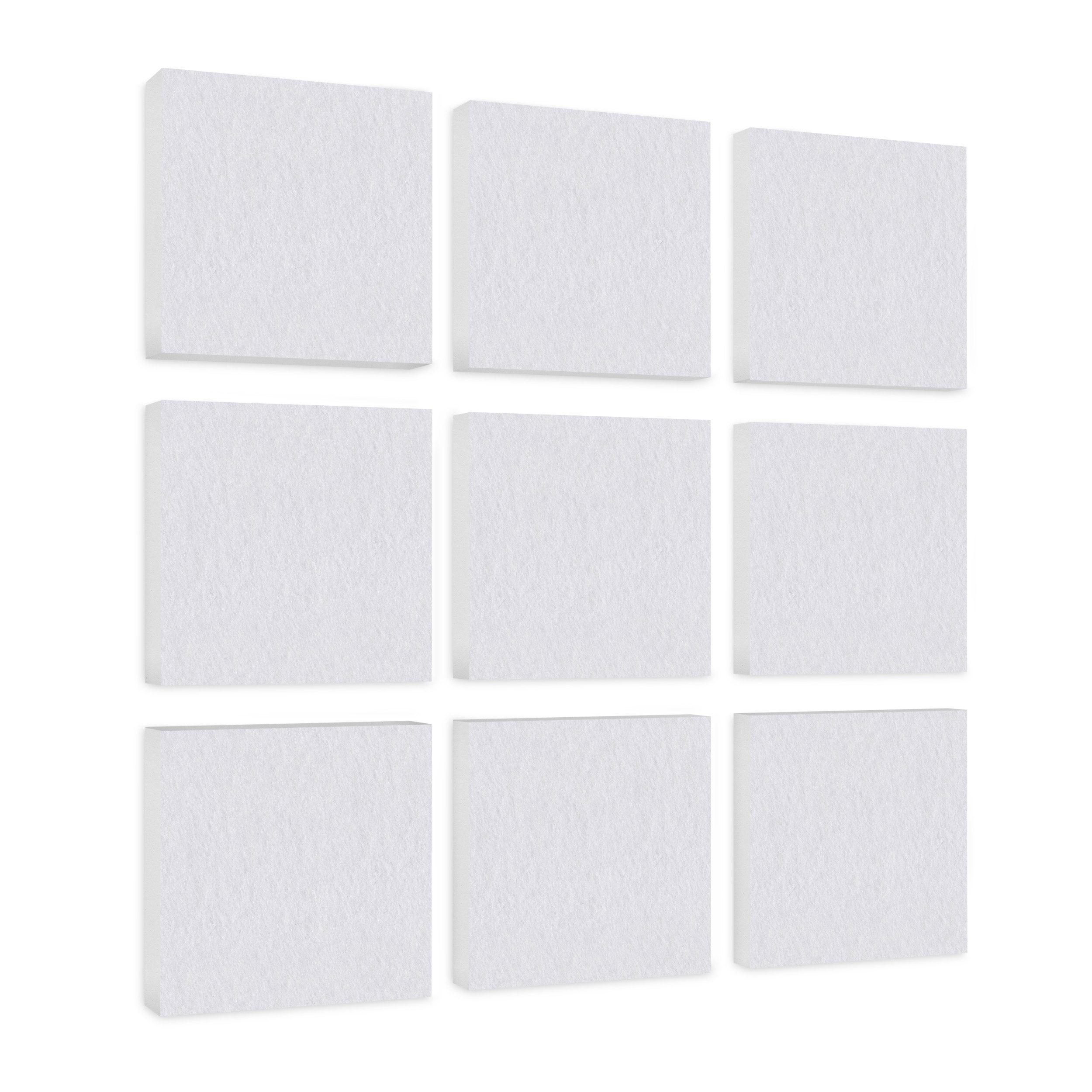 platino24 Akustikplatte 9 Absorber Quadrate aus Basotect ® G+
