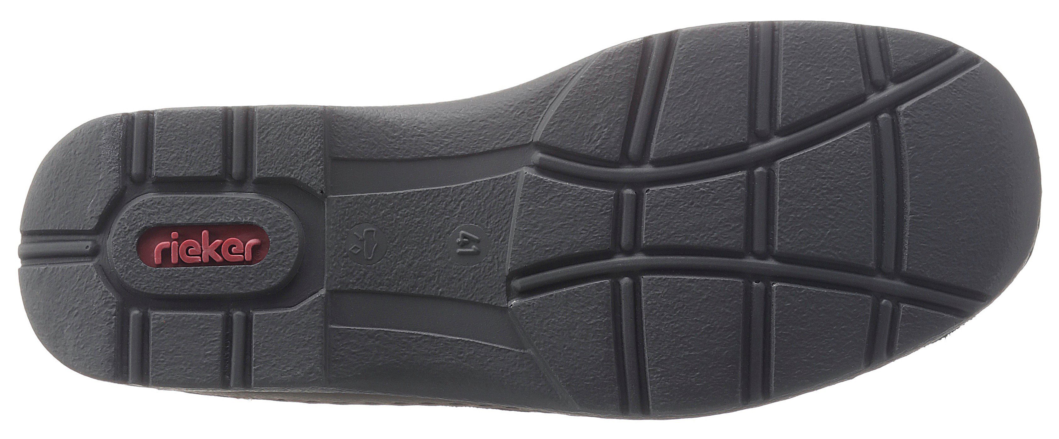 Rieker Slip-On Sneaker Slipper, Schlupfschuh, Halbschuh, Freizeitschuh mit Stretcheinsätze
