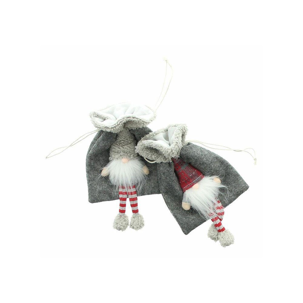 Home-trends24.de Wichtel Wichtel Geschenkbeutel Deko Weihnachten Advent 2er-et (2 St)