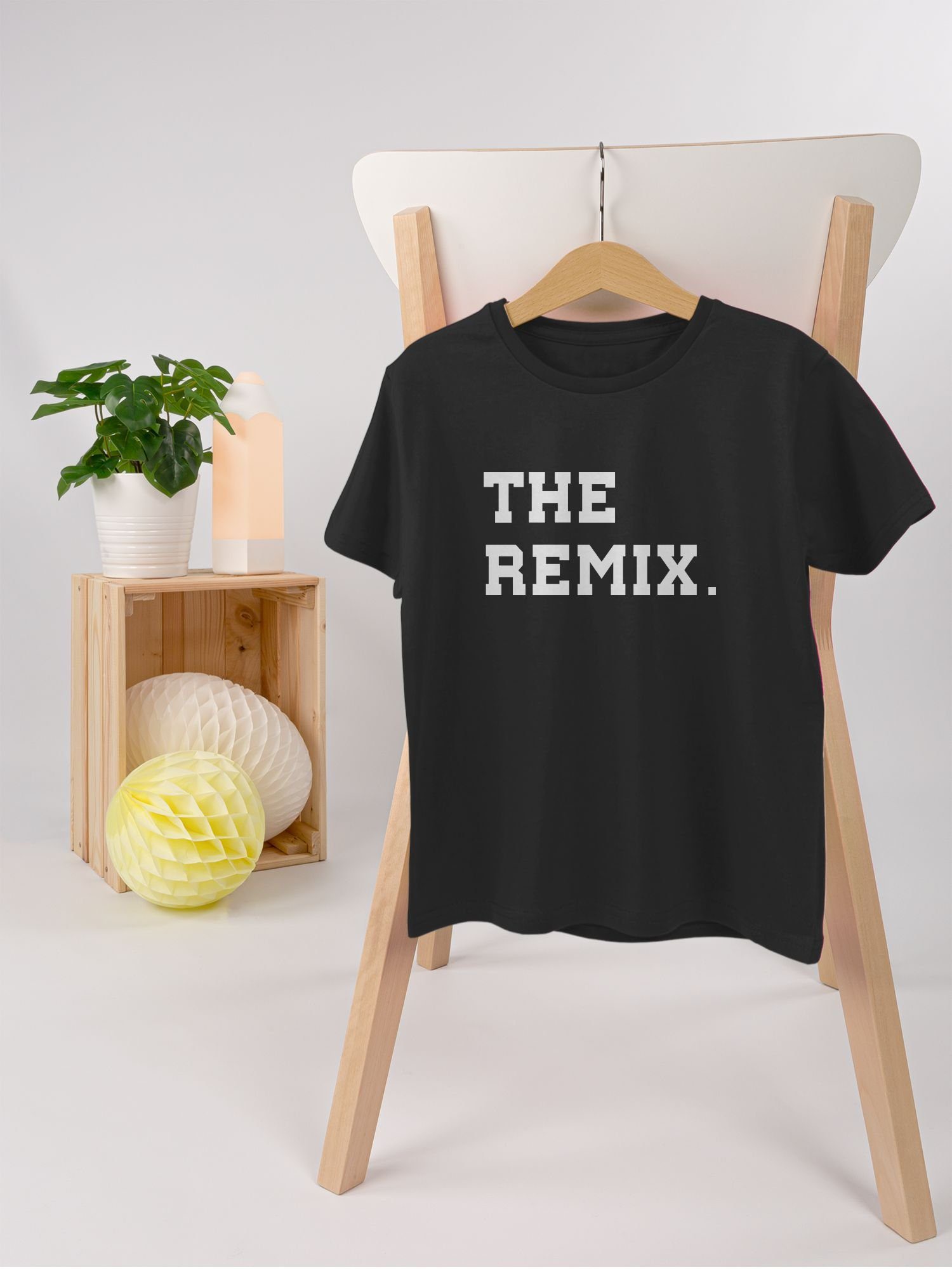 Shirtracer T-Shirt The Original The Remix Familie Kind Kind 1 Partner-Look Schwarz