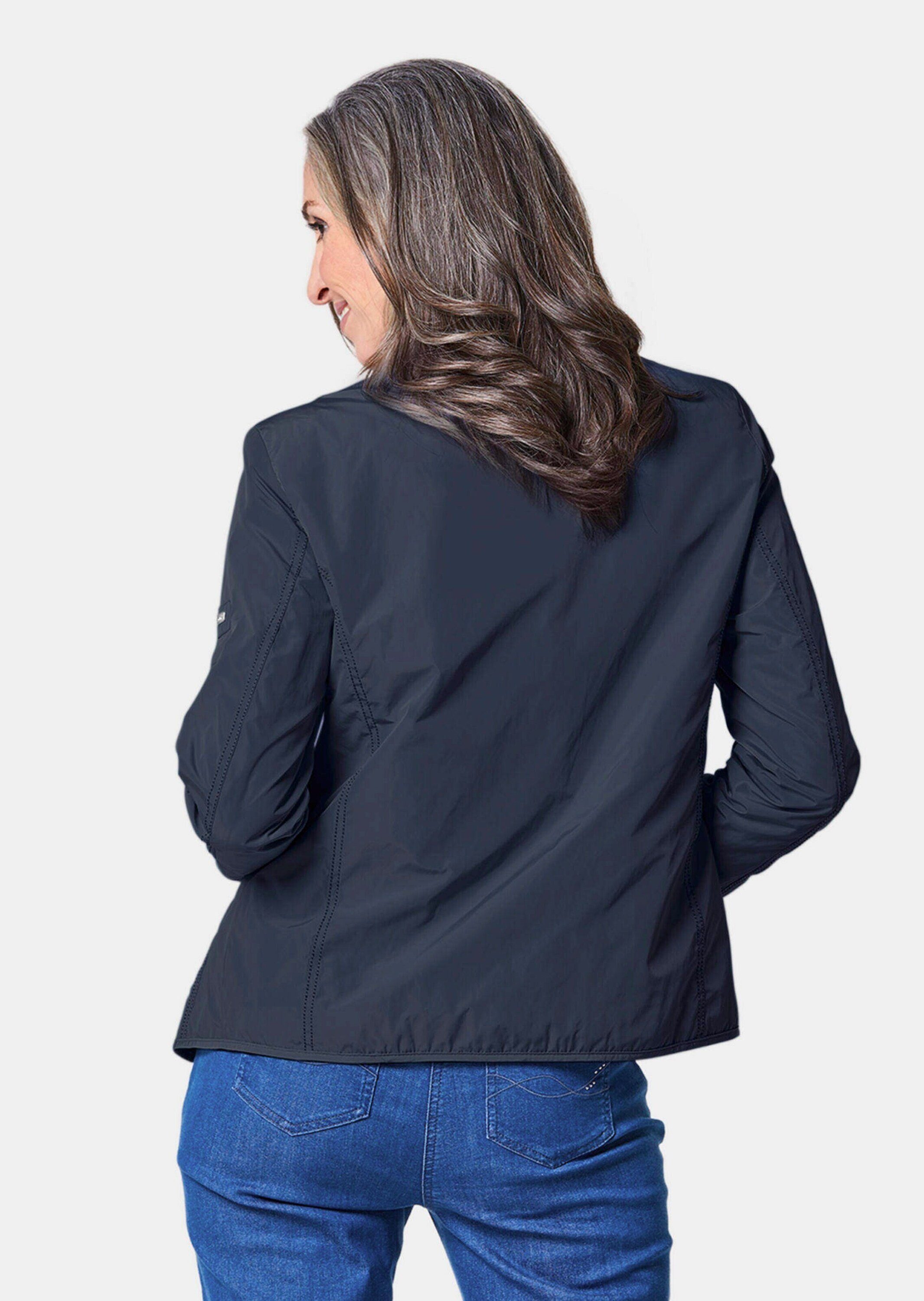 GOLDNER Allwetterjacke Sportive Übergangsjacke mit Stehkragen Leichte Übergangsjacke mit formgebenden Nähten