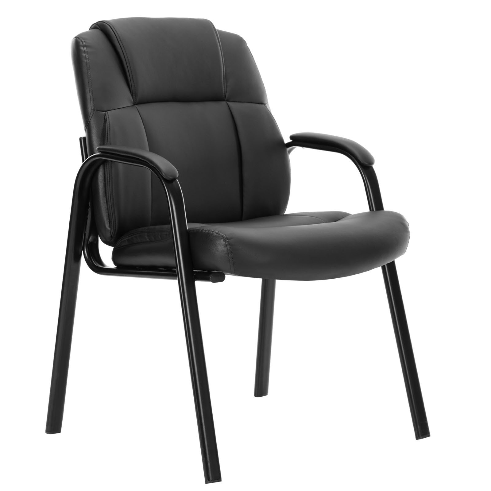 SURFOU Besucherstuhl Stuhl Konferenzstuhl Freischwinger mit Armlehne Bürostuhl, Chefsessel Schreibtischstuhl Stuhl Office Chair Computerstuhl