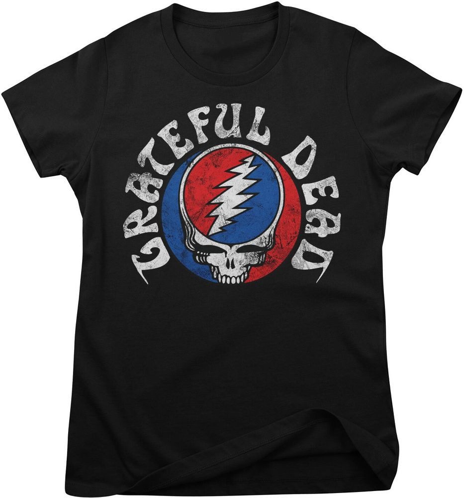 Grateful Dead T-Shirt Distressed Girly Tee