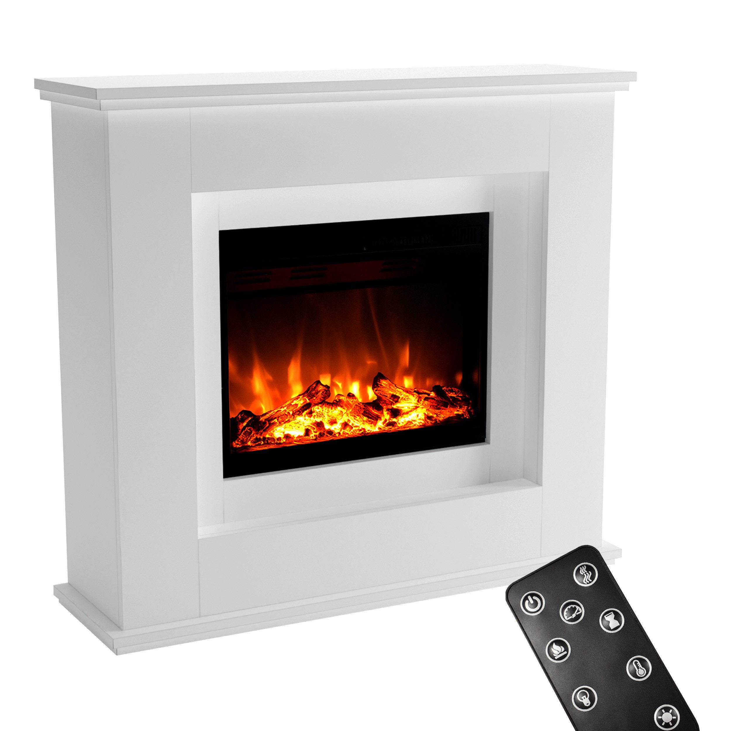 GLOW FIRE Elektrokamin EUROPA LED Kamin mit Heizung, Standkamin, Elektrisch günstig online kaufen