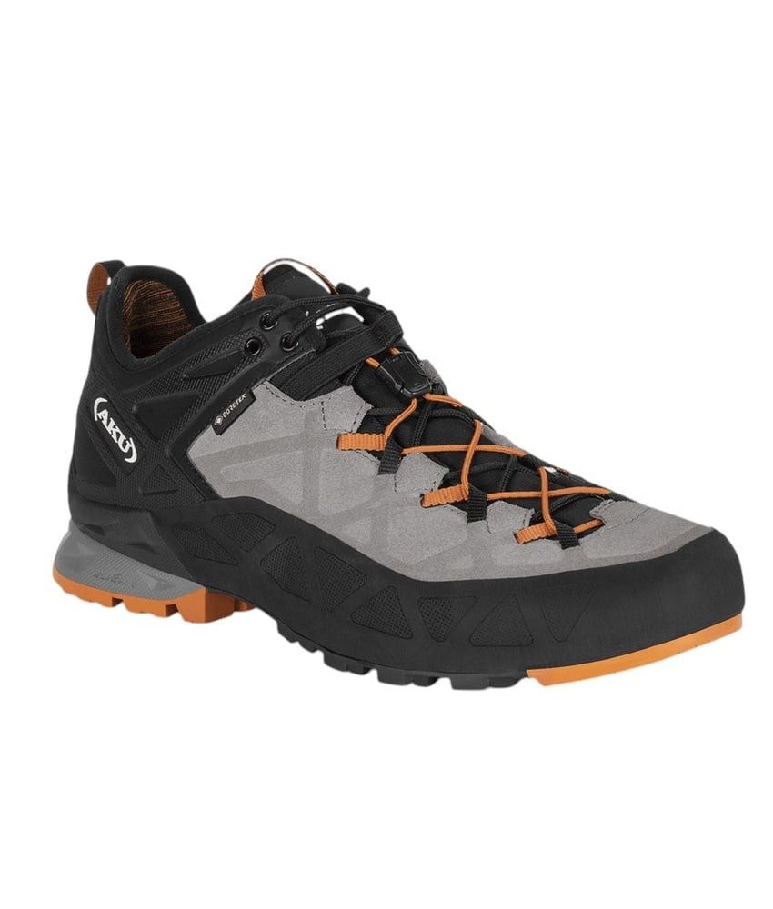AKU Rock DFS Low GTX (Zustieg, wasserdicht) grau/orange Herren Wanderschuh