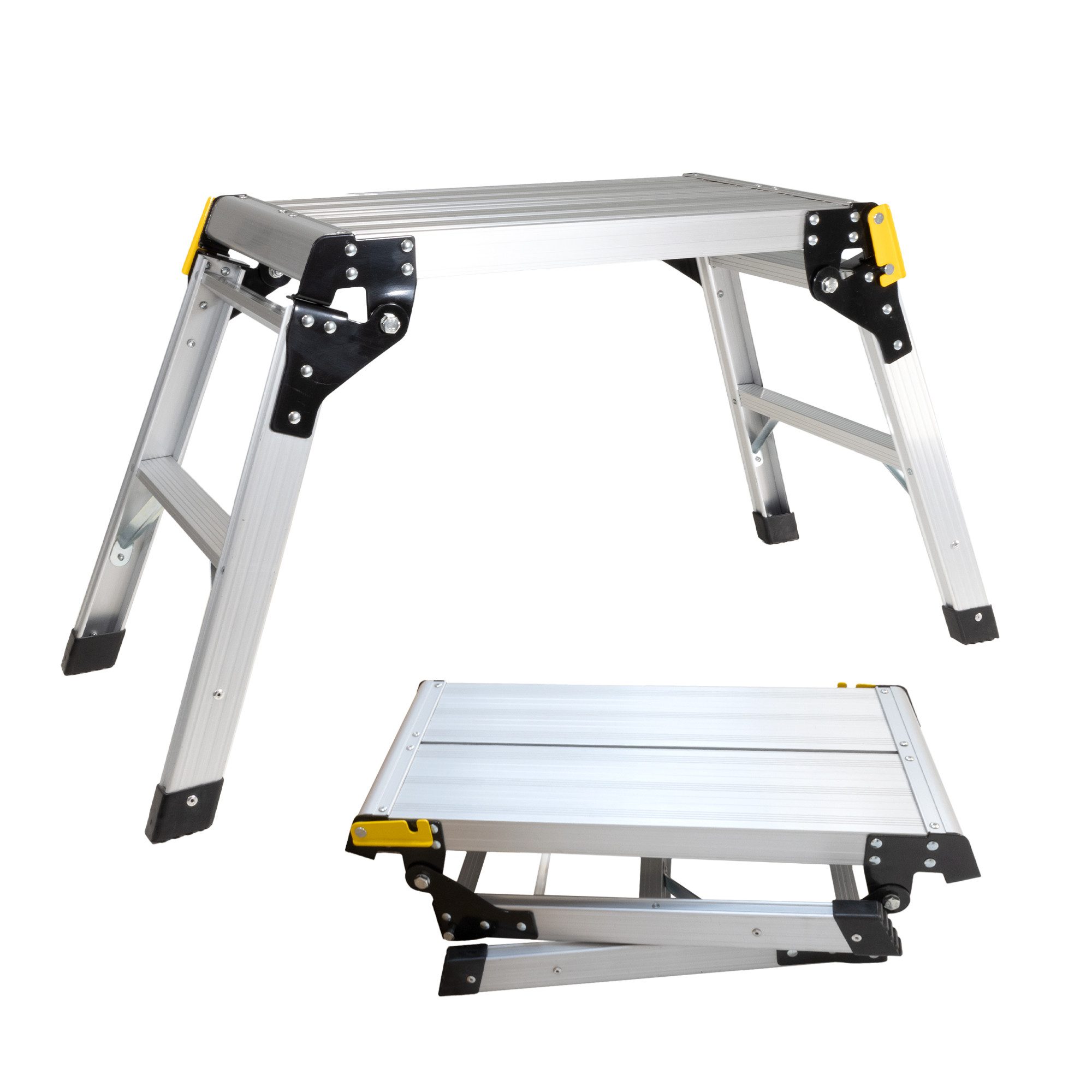Klappbare Arbeitsplattform 140cm - Höhenverstellbar & Anti-Rutsch