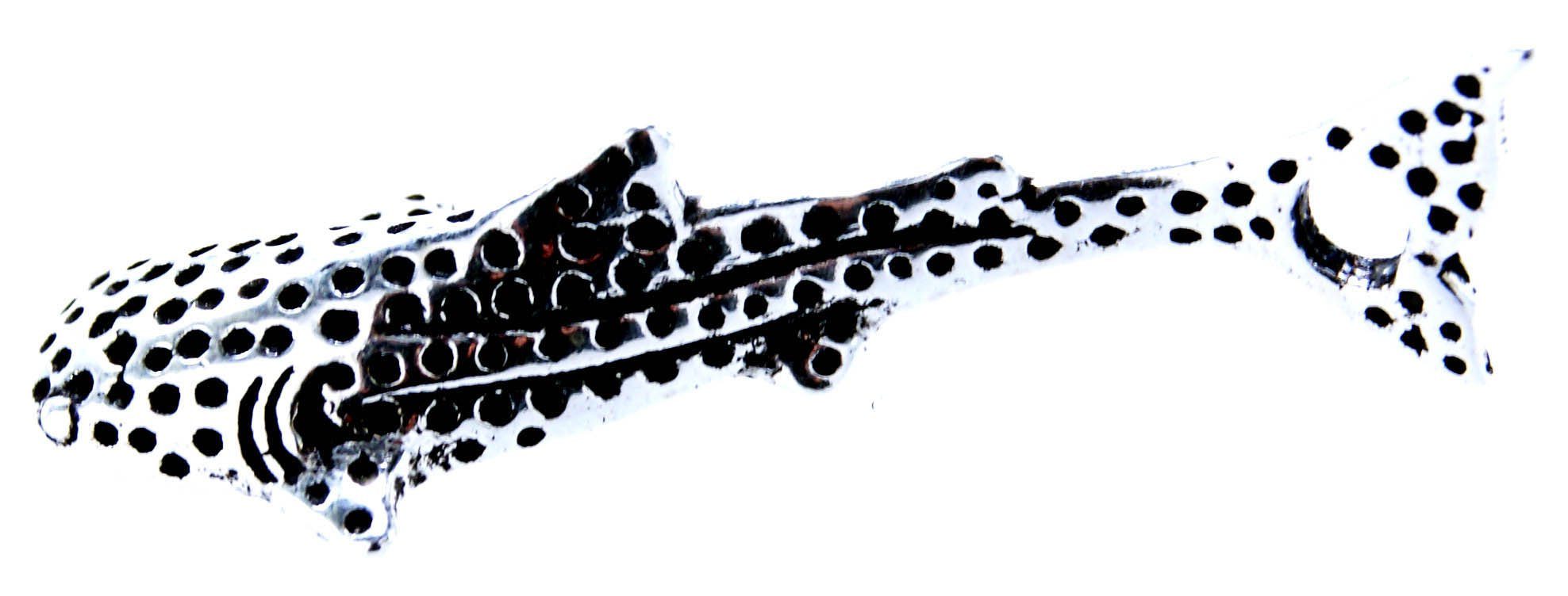 925 Walhai Haifisch Kiss Silber Sterling Leather Wasser Meer Kettenanhänger of aus