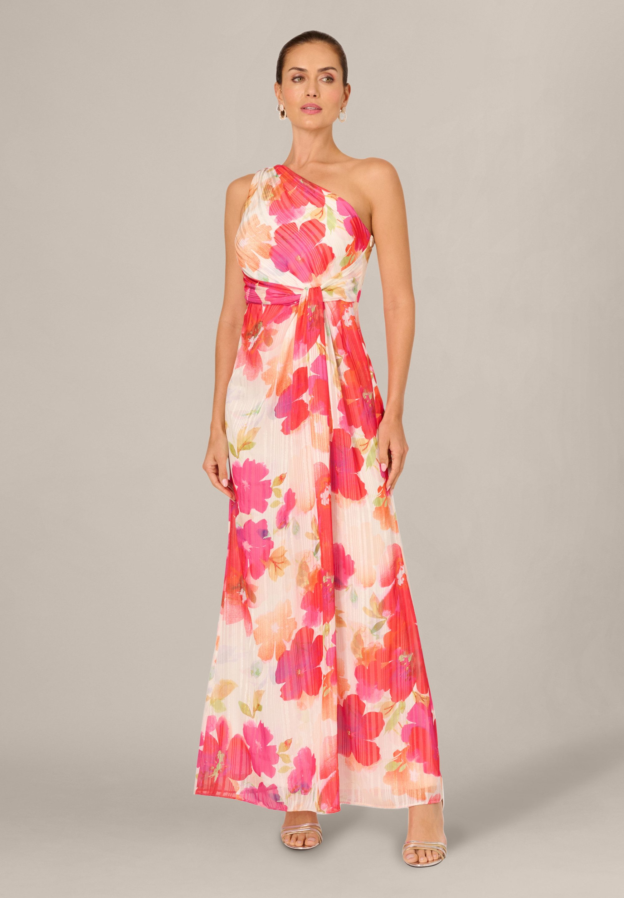 Abendkleid One Shoulder Chiffon Gown