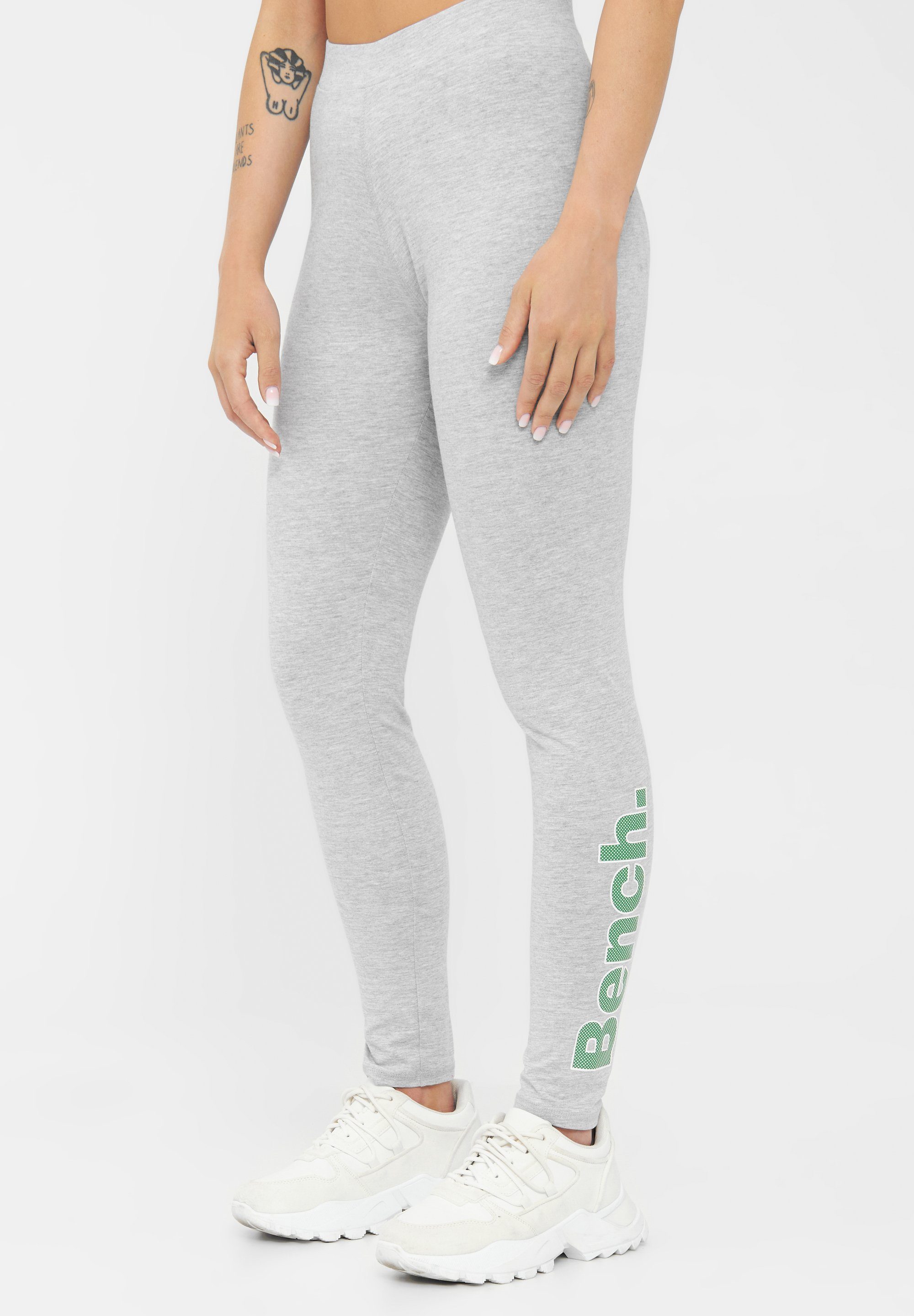 Logoschriftzug GREY ELIRA Leggings MARL Bench. mit