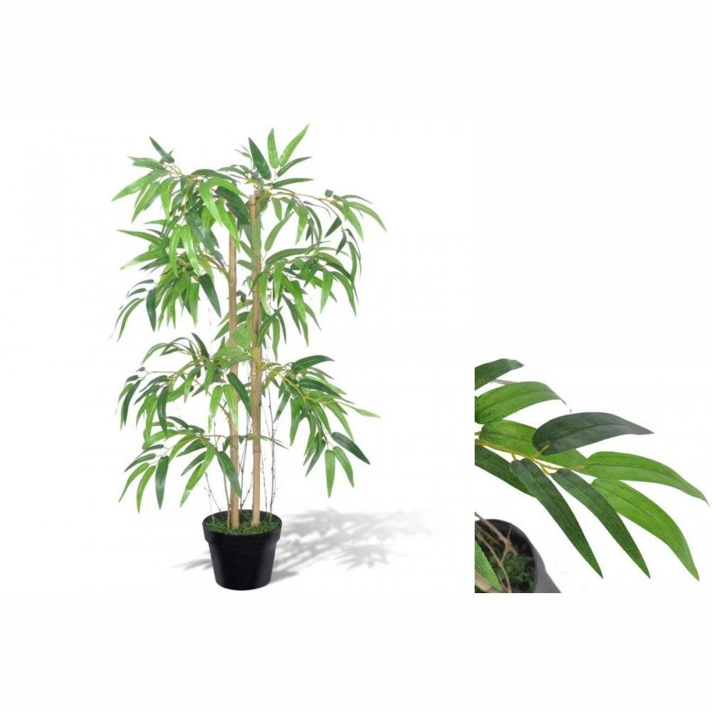 Künstliche Zimmerpflanze Künstlicher Bambusbaum Twiggy mit Topf 90 cm Pflanze realistisch echt, vidaXL, Höhe 0 cm
