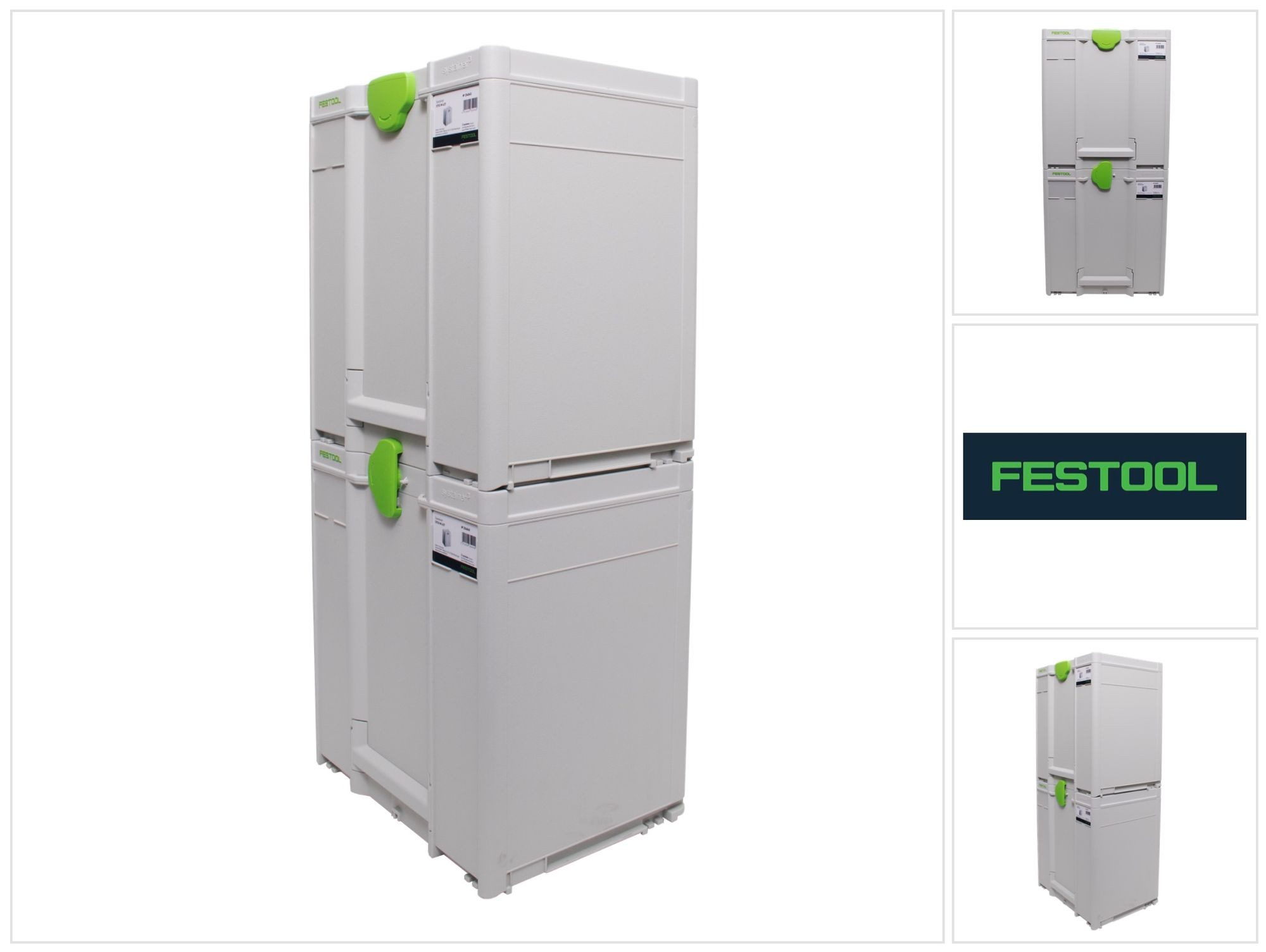 FESTOOL Werkzeugkoffer Systainer Set 2x SYS3 M 437 (2x 204845) 43,1 Liter 396x296x437mm