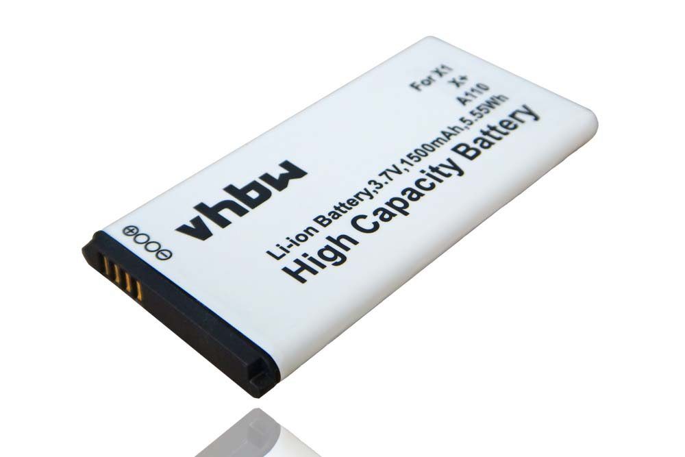 V) Li-Ion mAh 1500 X X, (3,7 kompatibel vhbw X mit Dual A110 Sim, Plus, Smartphone-Akku X+, Nokia Normandy,