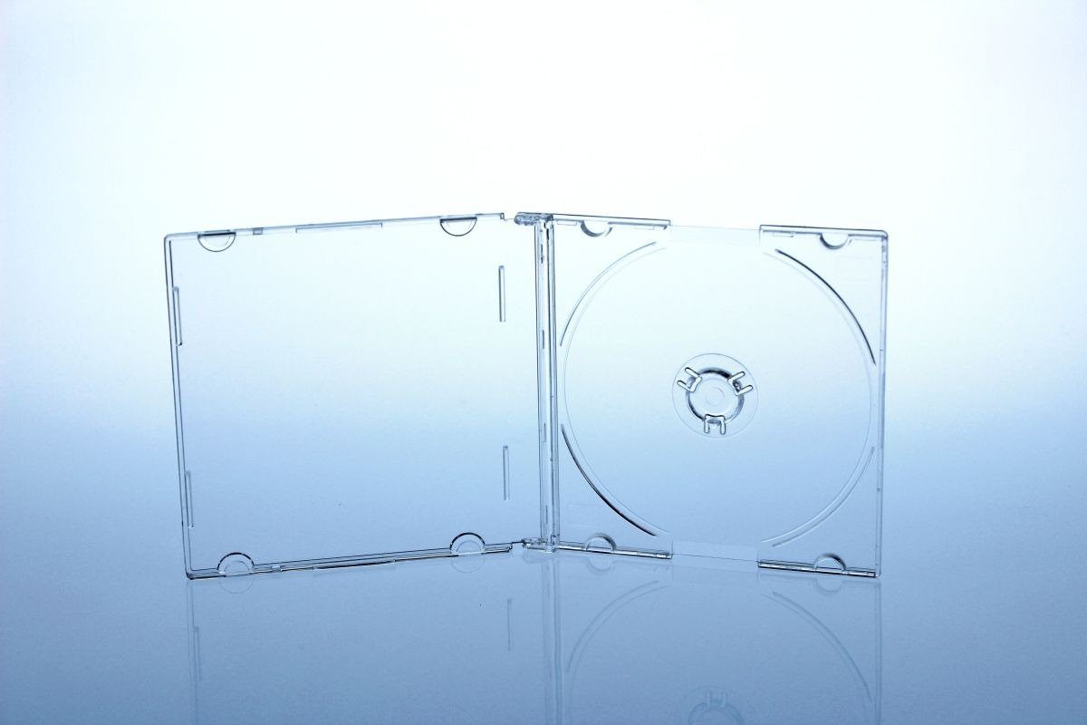 Sauerwald DVDHülle 25 Mini DVD CD Hüllen 8cm slimcase clear